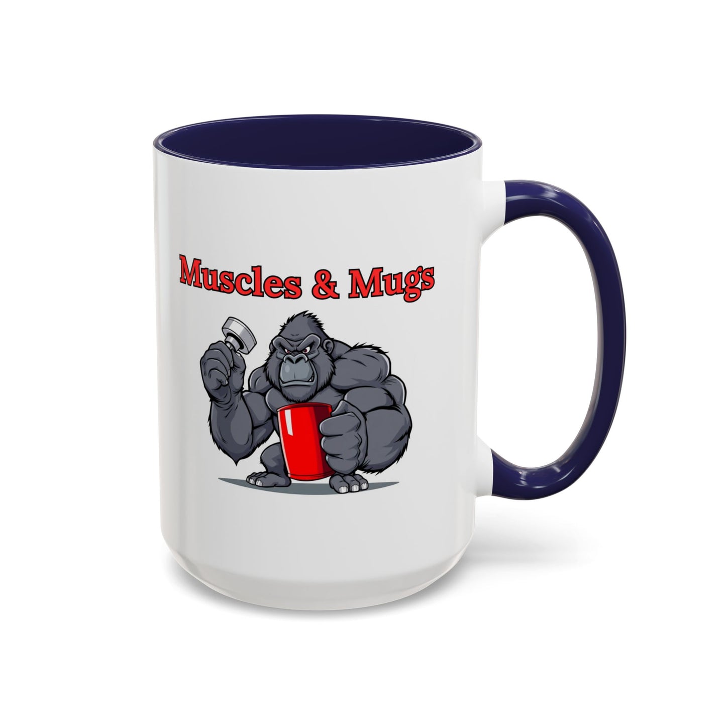 Gorilla-Themed Coffee Mug, Perfect Gift for Fitness Lovers, Gym Enthusiasts, Motivational Drinks, Fun Kitchen Decor, Unique Gift Idea
