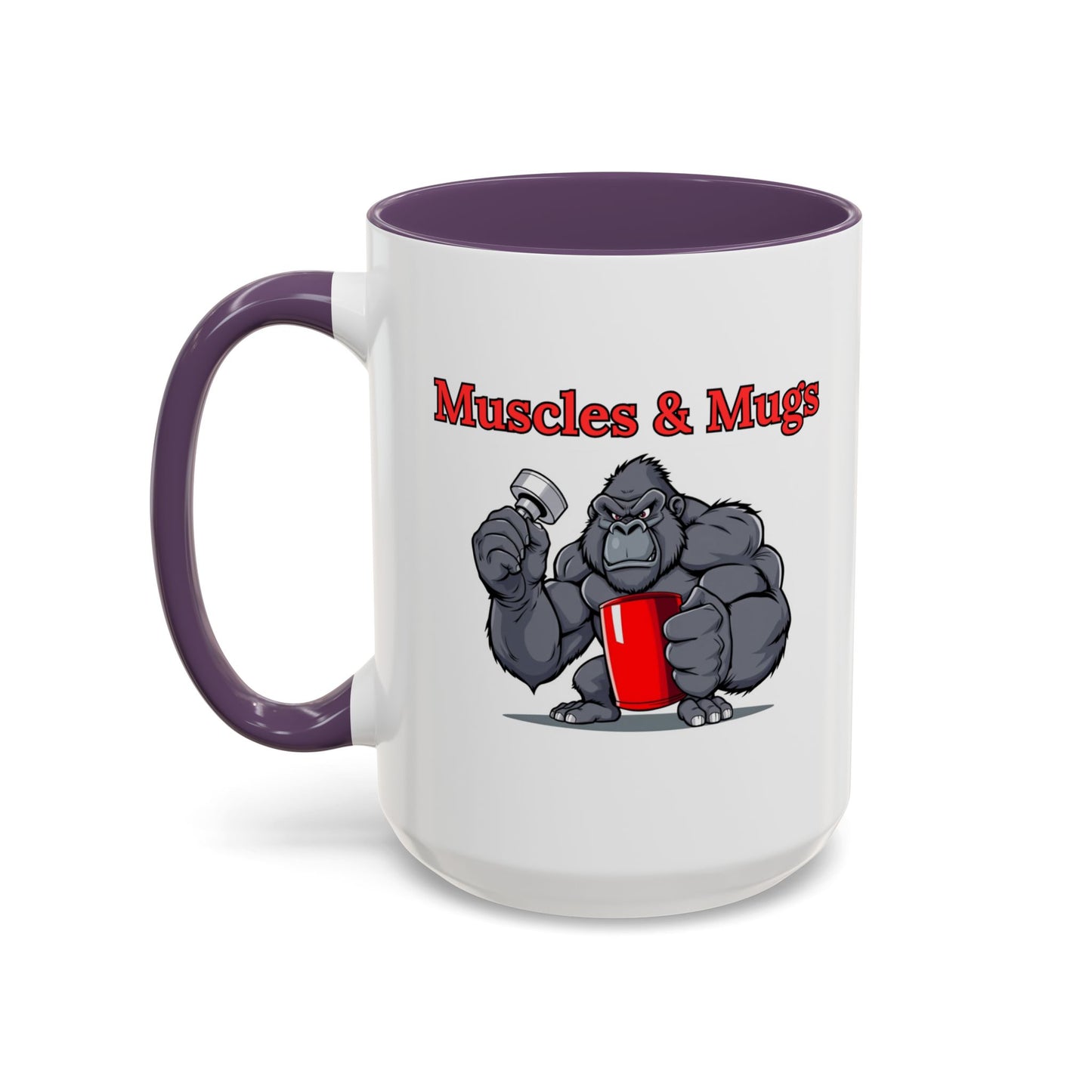 Gorilla-Themed Coffee Mug, Perfect Gift for Fitness Lovers, Gym Enthusiasts, Motivational Drinks, Fun Kitchen Decor, Unique Gift Idea