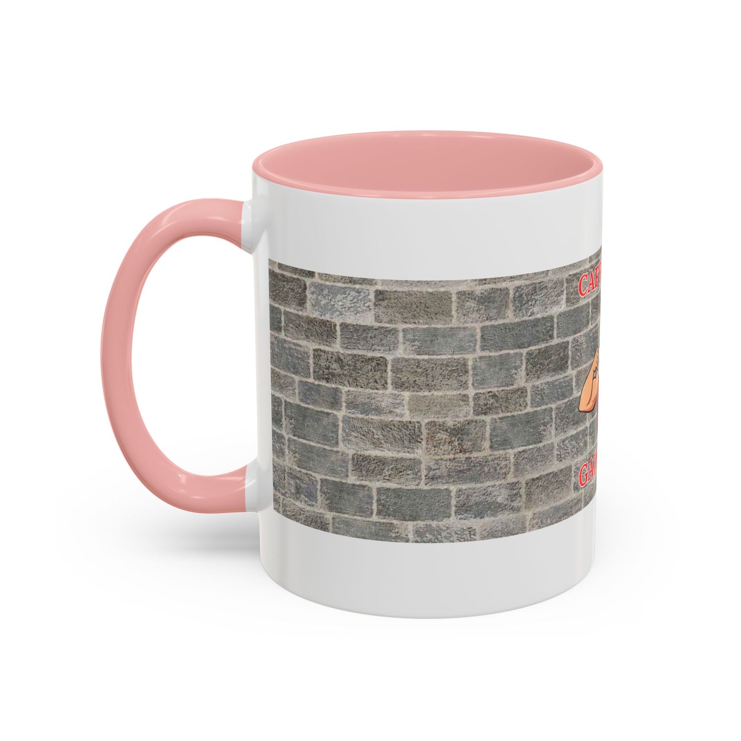 Caffeine Fix Gains Flex Coffee Mug - Fitness Mug, Gym Gift, Motivational Drinkware, Bodybuilding Accessory, Workout Coffee Cup