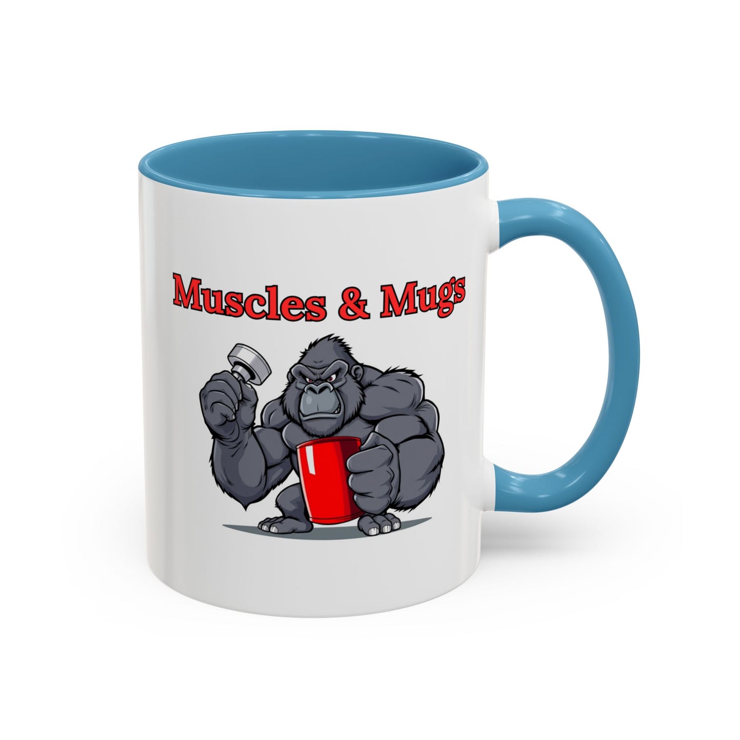 Gorilla-Themed Coffee Mug, Perfect Gift for Fitness Lovers, Gym Enthusiasts, Motivational Drinks, Fun Kitchen Decor, Unique Gift Idea