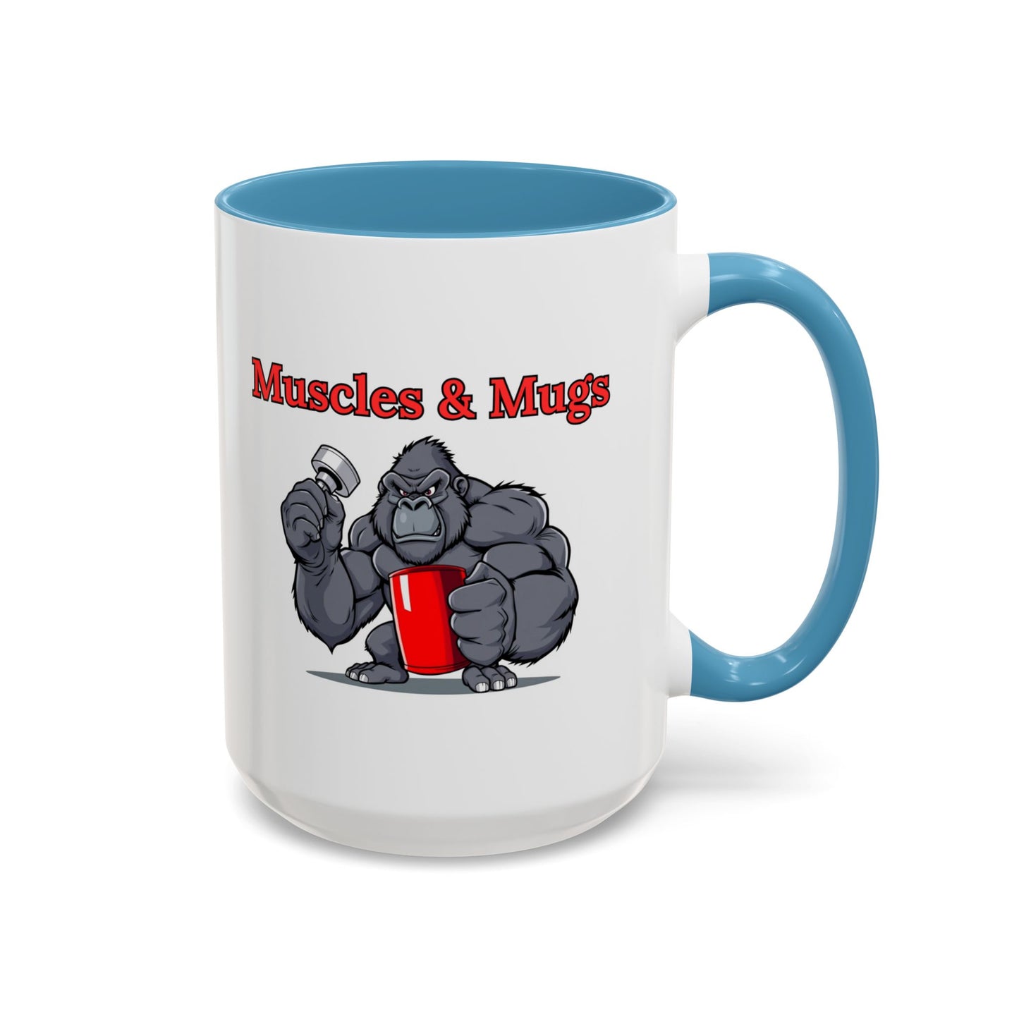 Gorilla-Themed Coffee Mug, Perfect Gift for Fitness Lovers, Gym Enthusiasts, Motivational Drinks, Fun Kitchen Decor, Unique Gift Idea