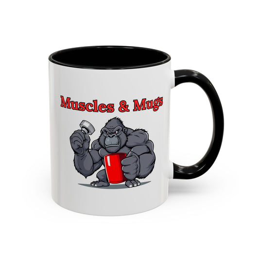 Gorilla-Themed Coffee Mug, Perfect Gift for Fitness Lovers, Gym Enthusiasts, Motivational Drinks, Fun Kitchen Decor, Unique Gift Idea