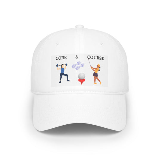 Fitness Fun Low Profile Baseball Cap, Workout Gear, Exercise Hat, Sports Cap, Gift for Gym Lovers, Casual Style