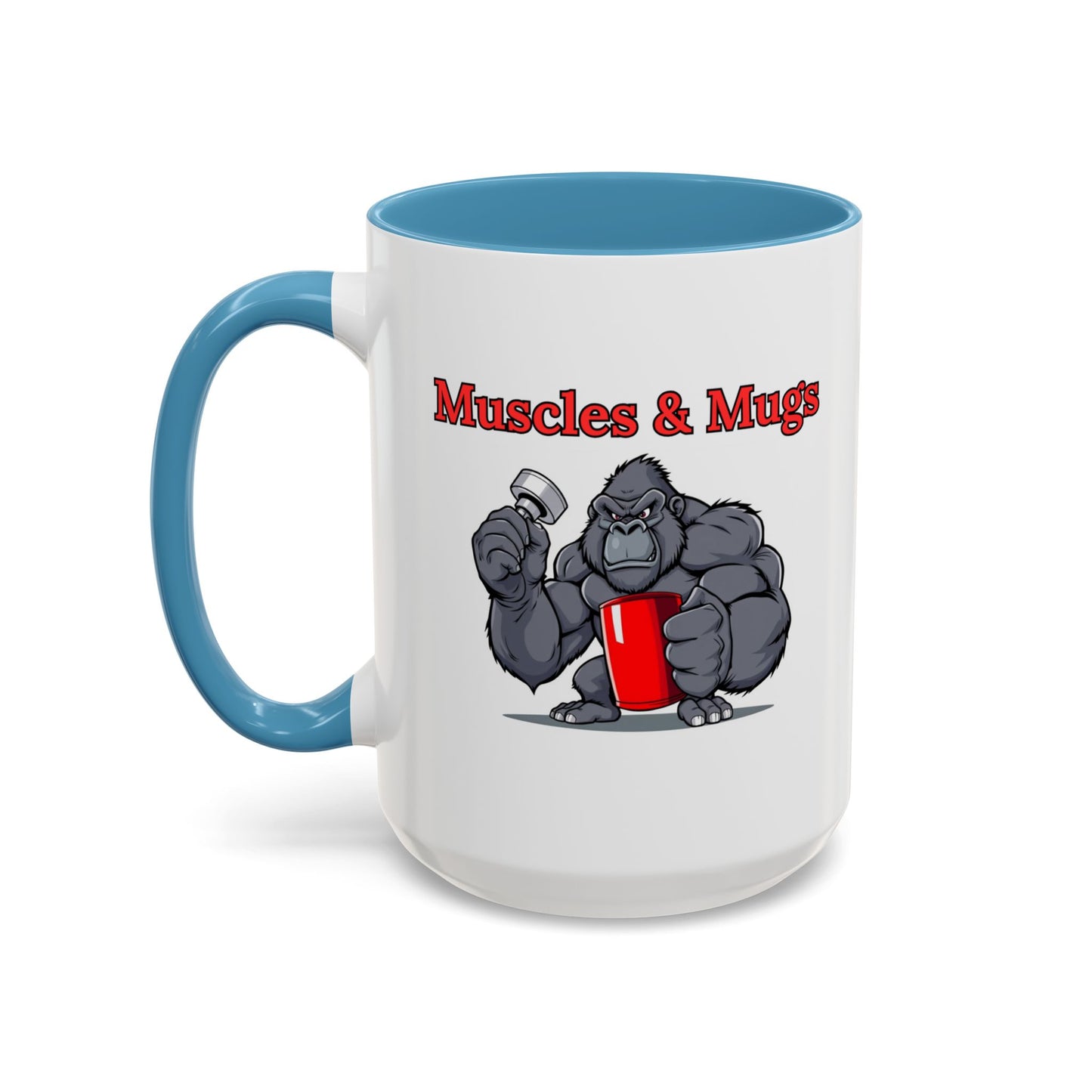 Gorilla-Themed Coffee Mug, Perfect Gift for Fitness Lovers, Gym Enthusiasts, Motivational Drinks, Fun Kitchen Decor, Unique Gift Idea