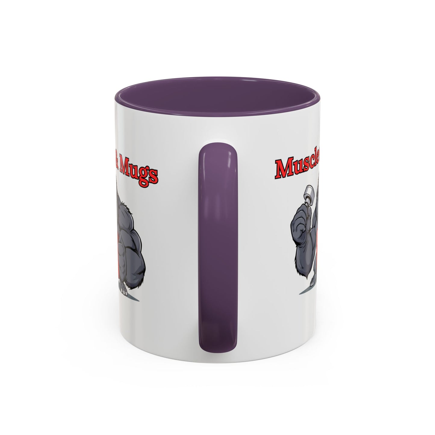 Gorilla-Themed Coffee Mug, Perfect Gift for Fitness Lovers, Gym Enthusiasts, Motivational Drinks, Fun Kitchen Decor, Unique Gift Idea