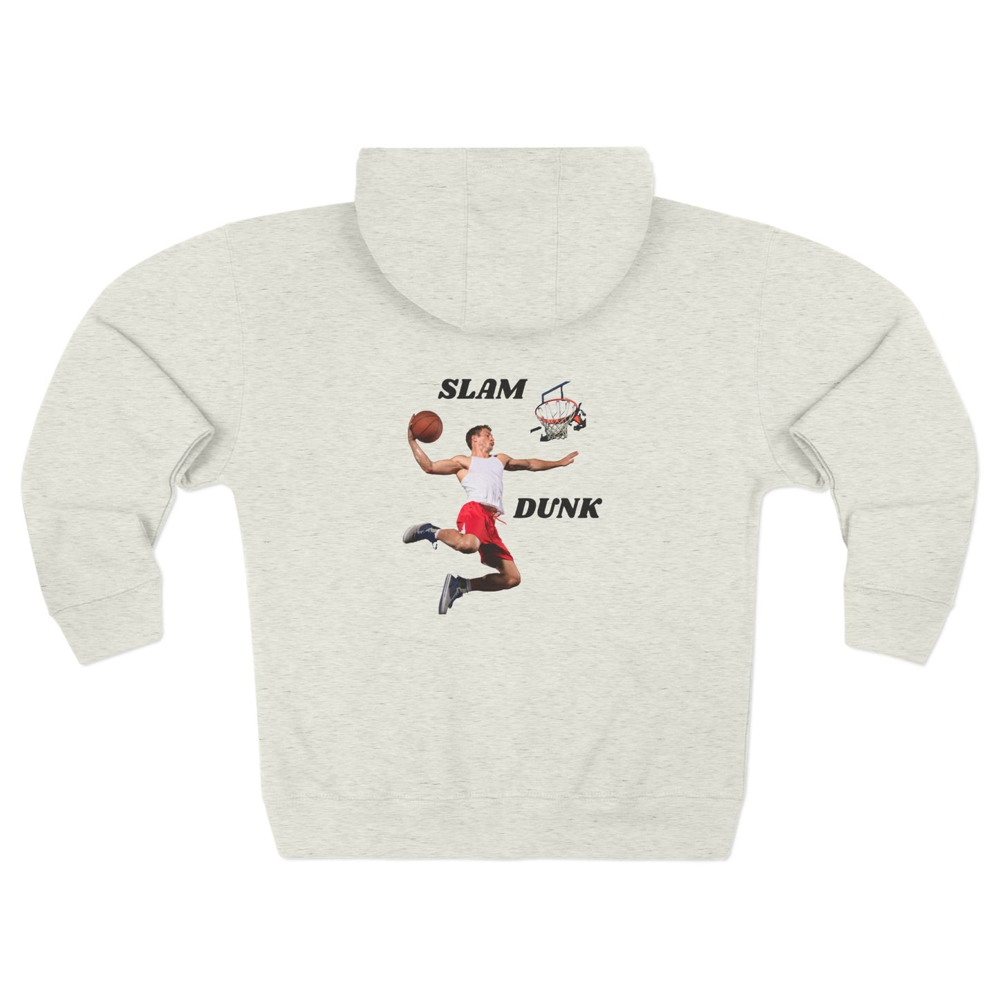Slam Dunk Unisex Zip Hoodie | Basketball Gift, Sports Apparel, Sportswear, Casual Style, Hoodie for Him
