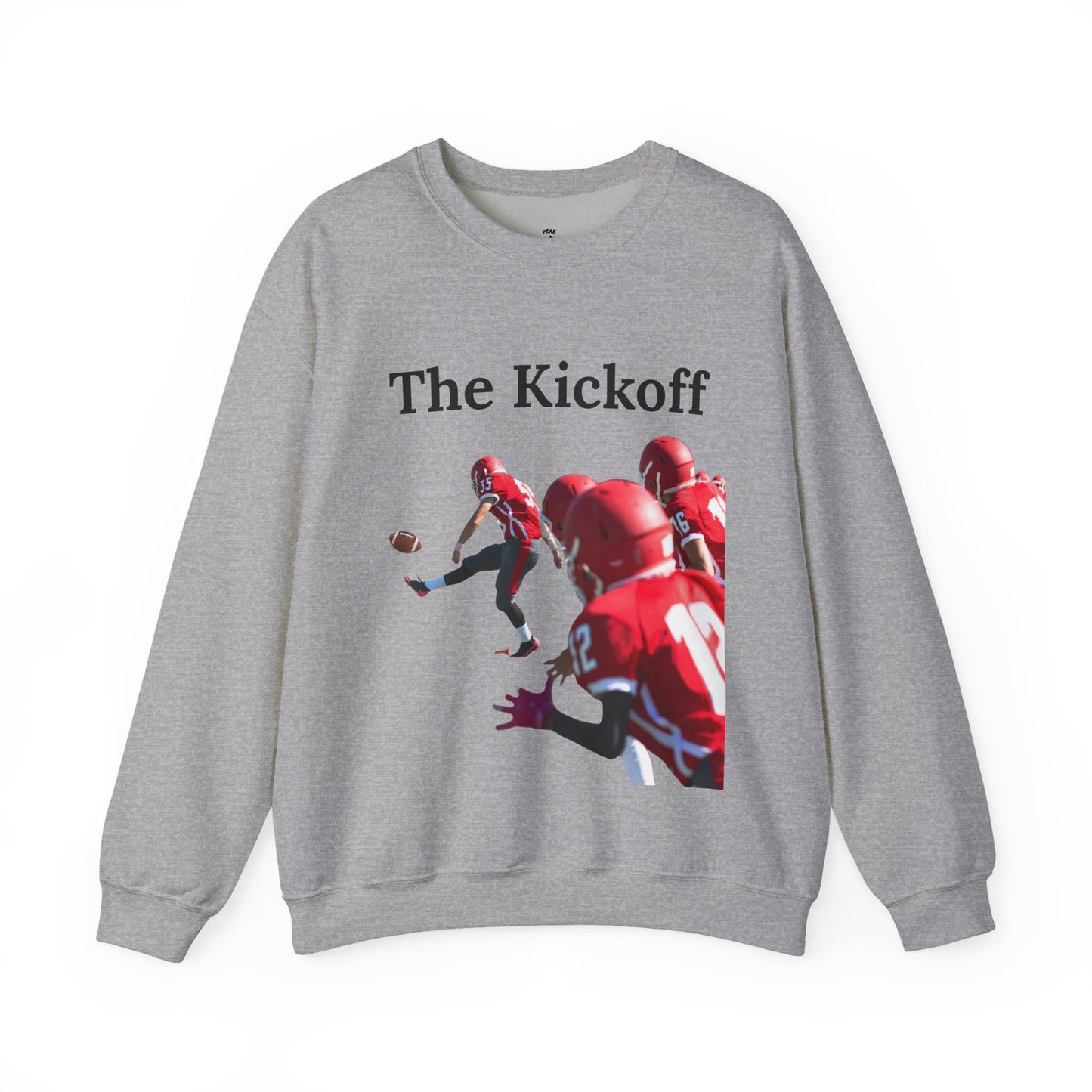 Football Themed Crewneck Sweatshirt - The Kickoff, Sports Apparel, Game Day Outfit, Unisex Clothing, Perfect Gift for Fans
