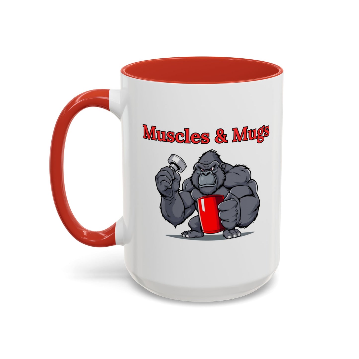 Gorilla-Themed Coffee Mug, Perfect Gift for Fitness Lovers, Gym Enthusiasts, Motivational Drinks, Fun Kitchen Decor, Unique Gift Idea