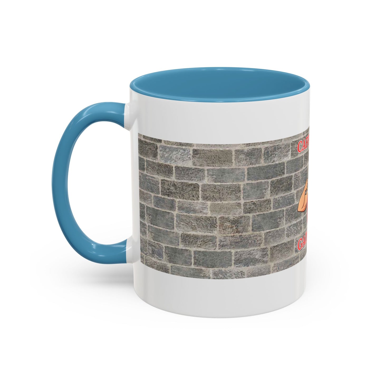 Caffeine Fix Gains Flex Coffee Mug - Fitness Mug, Gym Gift, Motivational Drinkware, Bodybuilding Accessory, Workout Coffee Cup