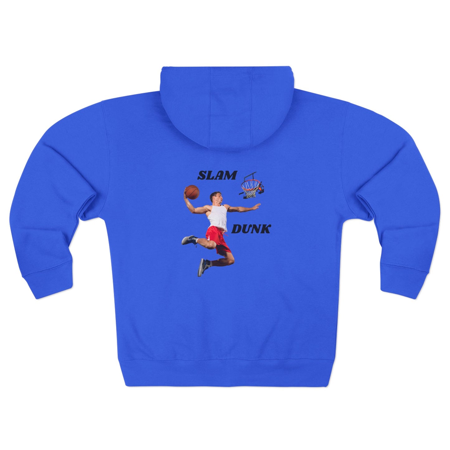 Slam Dunk Unisex Zip Hoodie | Basketball Gift, Sports Apparel, Sportswear, Casual Style, Hoodie for Him