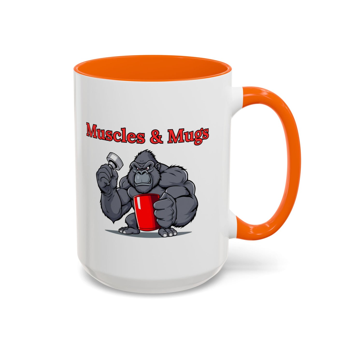 Gorilla-Themed Coffee Mug, Perfect Gift for Fitness Lovers, Gym Enthusiasts, Motivational Drinks, Fun Kitchen Decor, Unique Gift Idea