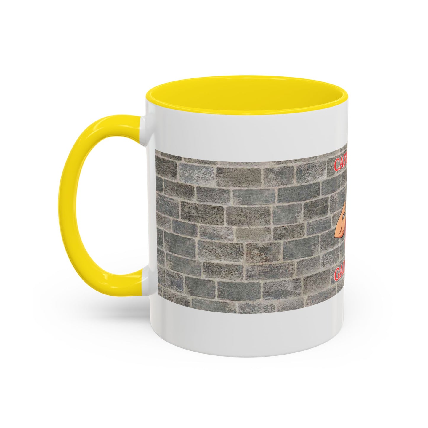 Caffeine Fix Gains Flex Coffee Mug - Fitness Mug, Gym Gift, Motivational Drinkware, Bodybuilding Accessory, Workout Coffee Cup