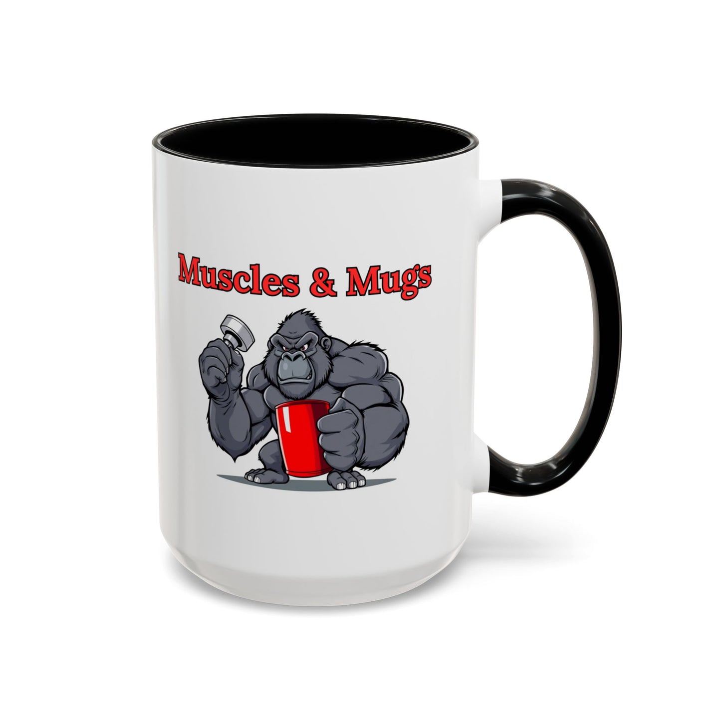 Gorilla-Themed Coffee Mug, Perfect Gift for Fitness Lovers, Gym Enthusiasts, Motivational Drinks, Fun Kitchen Decor, Unique Gift Idea