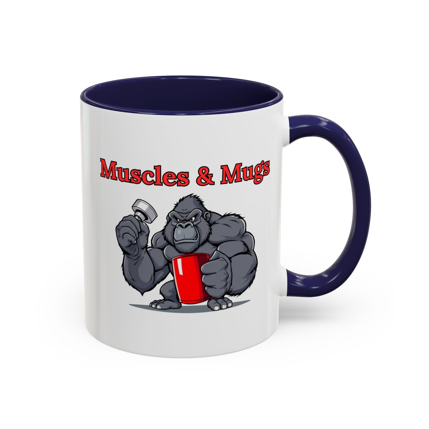 Gorilla-Themed Coffee Mug, Perfect Gift for Fitness Lovers, Gym Enthusiasts, Motivational Drinks, Fun Kitchen Decor, Unique Gift Idea