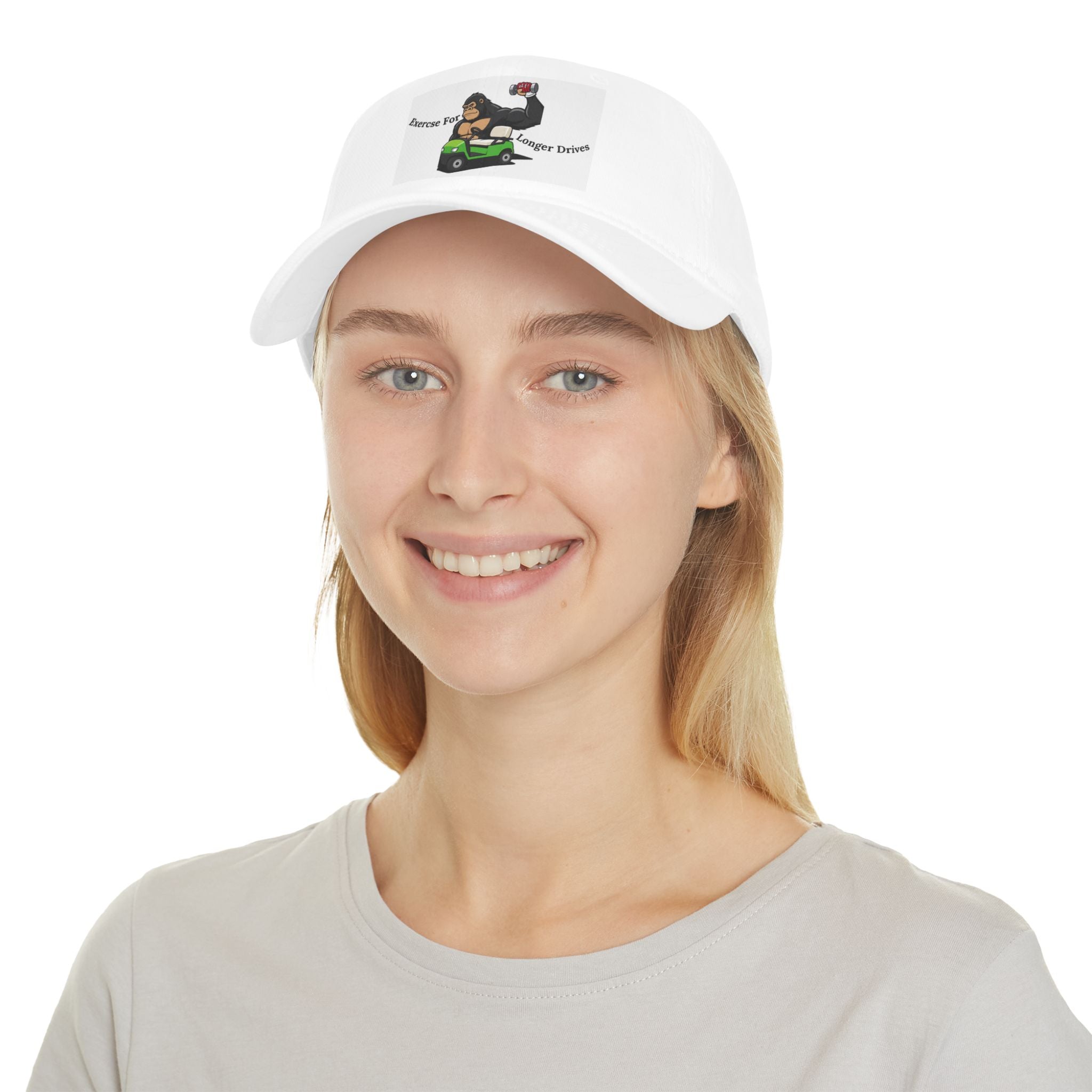 Funny Exercise Gorilla Baseball Cap, Dad Hat, Gift for Dad, Fitness Cap, Humor Hat, Outdoor Activity Cap