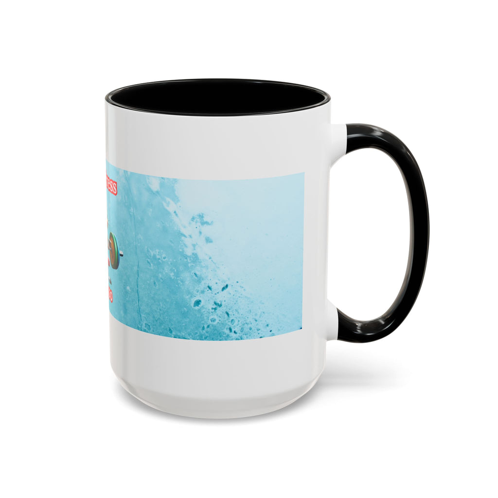 Funny Bench Press Coffee Mug for Gym Lovers, Workout Mug, Fitness Gift, Motivational Cup, Unique Espresso Cup