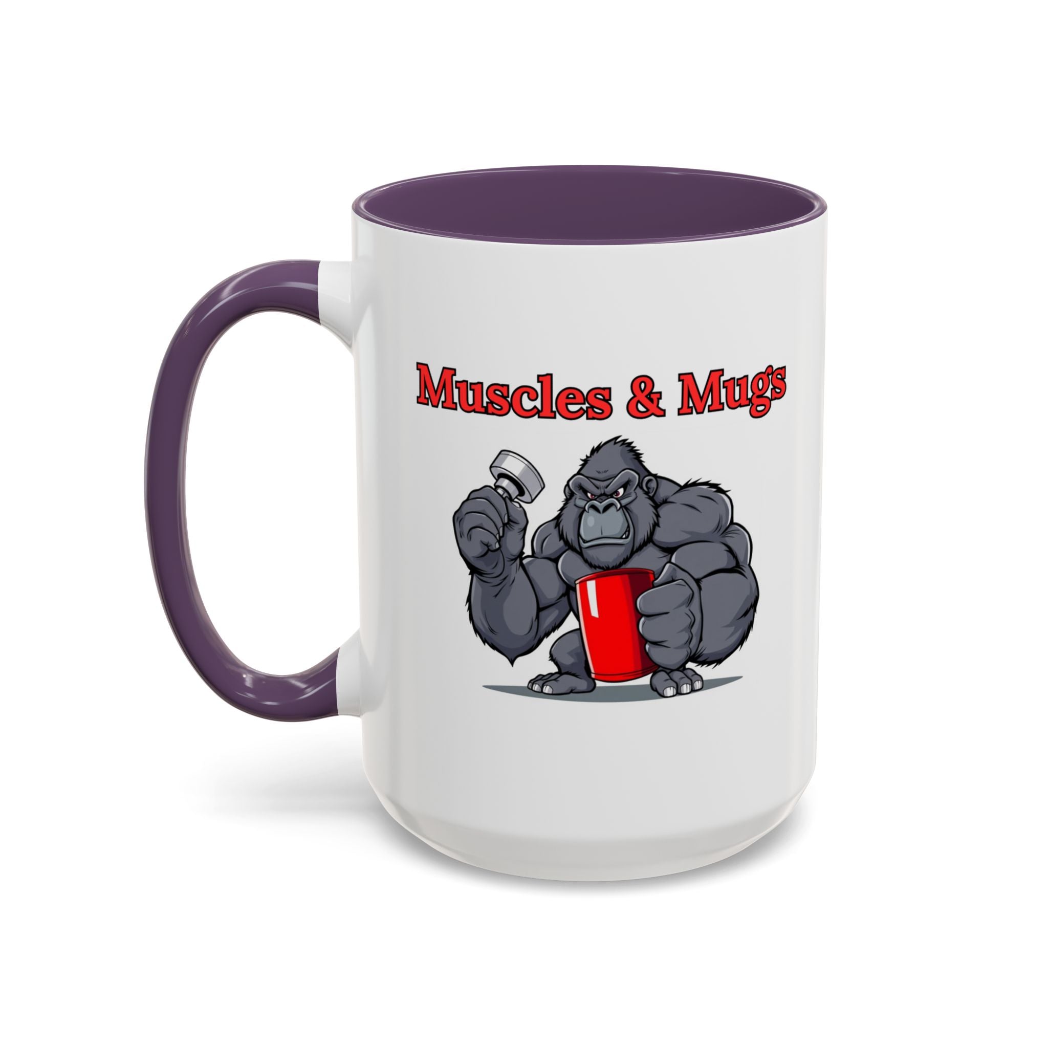 Gorilla-Themed Coffee Mug, Perfect Gift for Fitness Lovers, Gym Enthusiasts, Motivational Drinks, Fun Kitchen Decor, Unique Gift Idea