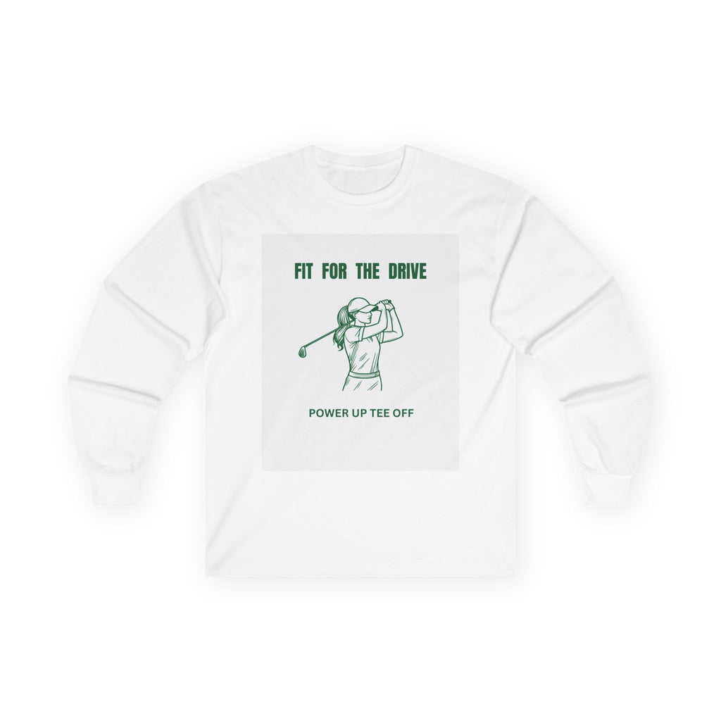 Golf Motivational Long Sleeve Tee, Perfect Gift for Golf Lovers, Unisex Sportswear, Fitness Apparel, Casual Wear, Birthday Present