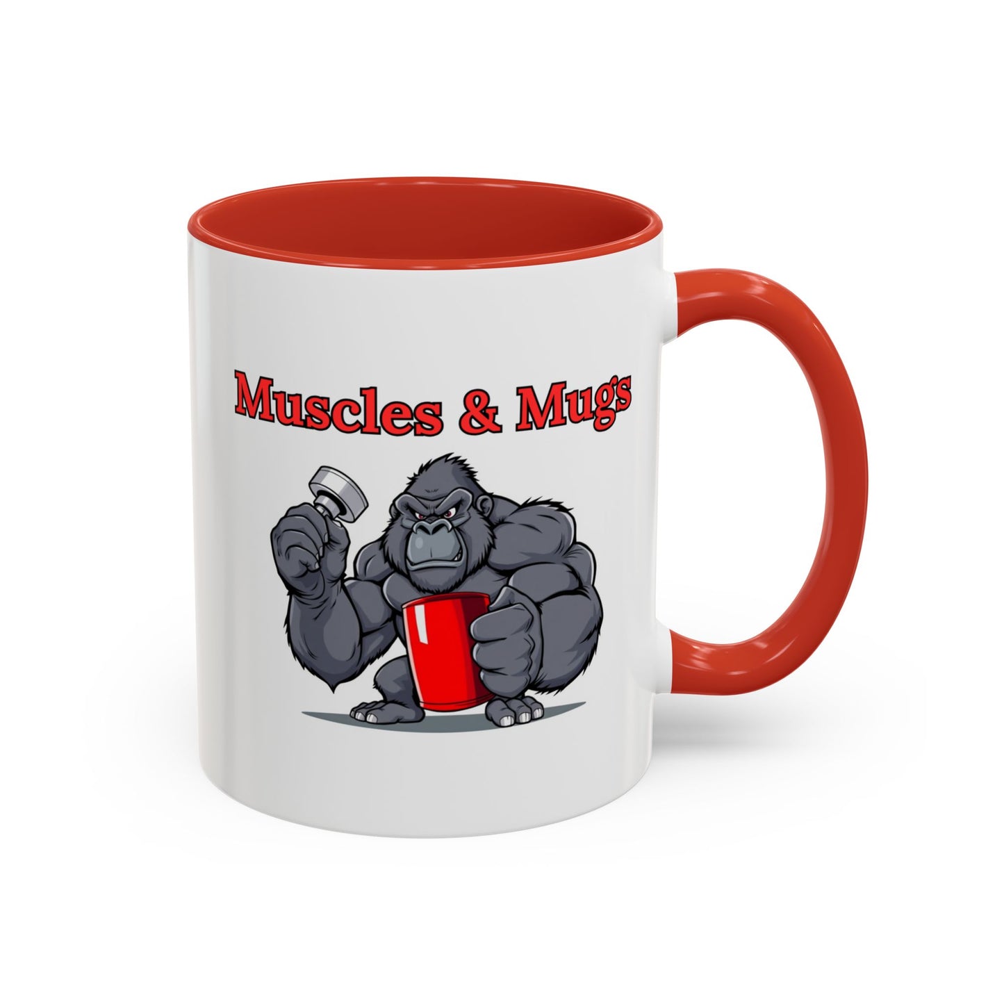 Gorilla-Themed Coffee Mug, Perfect Gift for Fitness Lovers, Gym Enthusiasts, Motivational Drinks, Fun Kitchen Decor, Unique Gift Idea