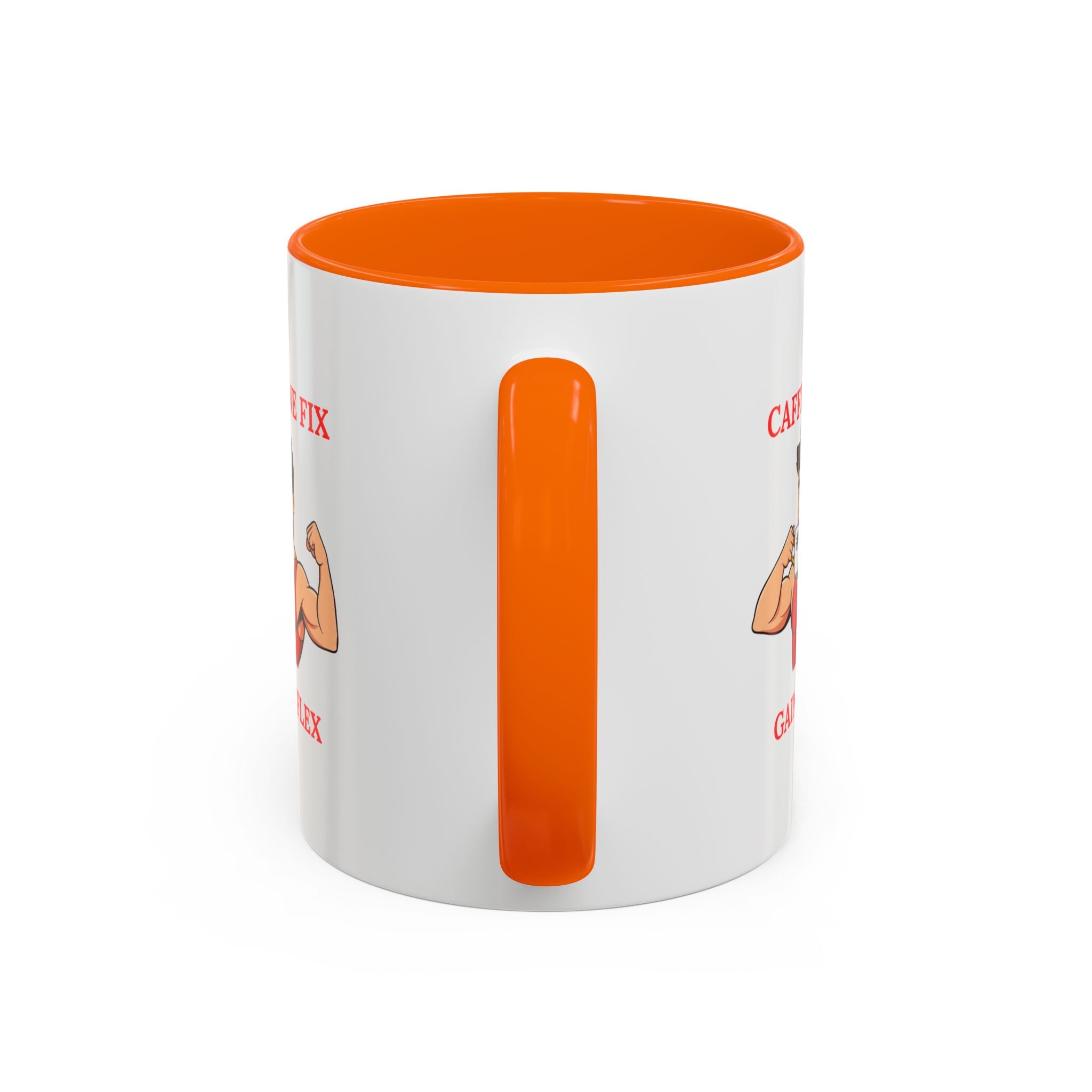 Fitness-Themed Coffee Mug - Caffeine Fix Gains Flex, Gift for Gym Lovers, Motivational Mug, Workout Coffee Cup, Beverage Container, [...]