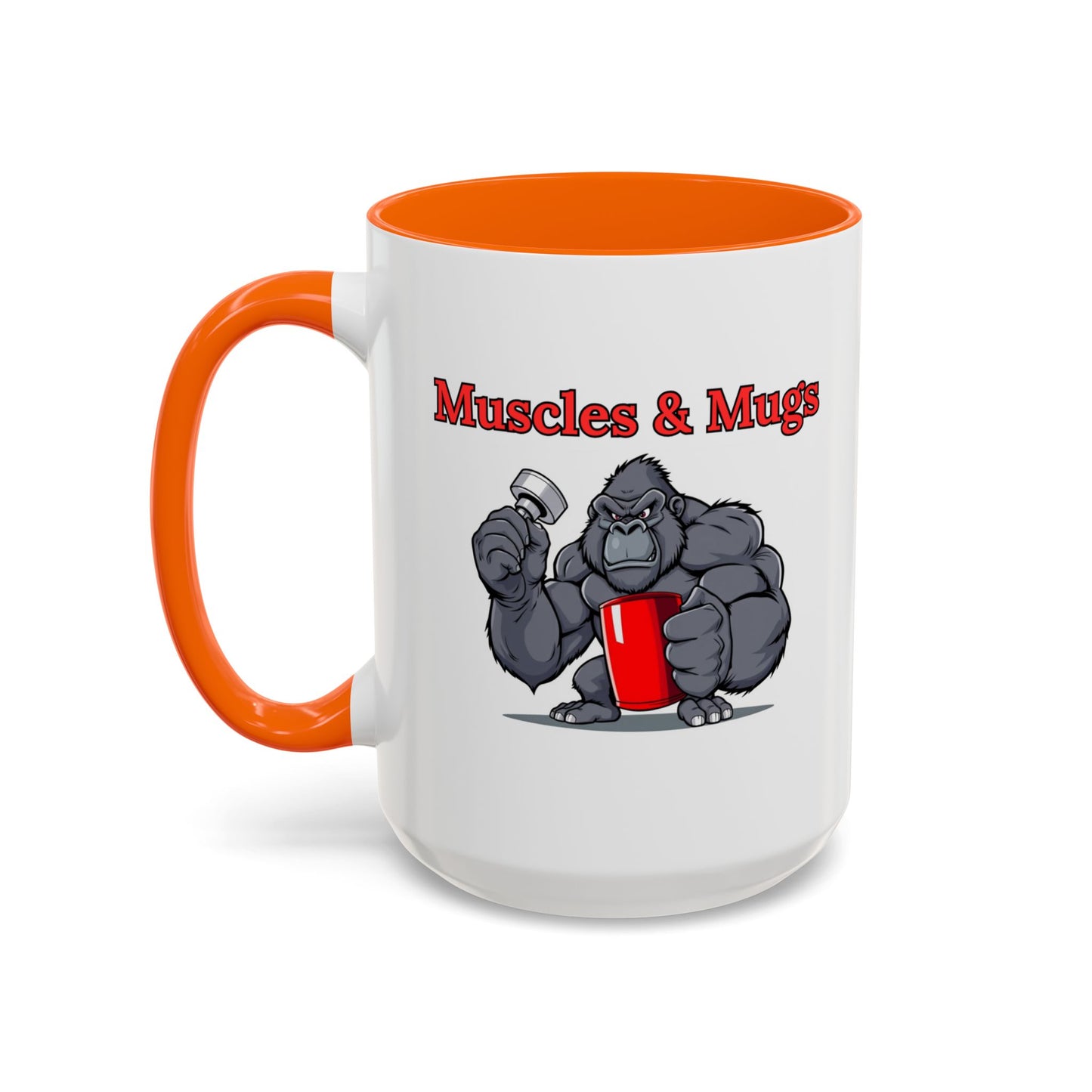 Gorilla-Themed Coffee Mug, Perfect Gift for Fitness Lovers, Gym Enthusiasts, Motivational Drinks, Fun Kitchen Decor, Unique Gift Idea