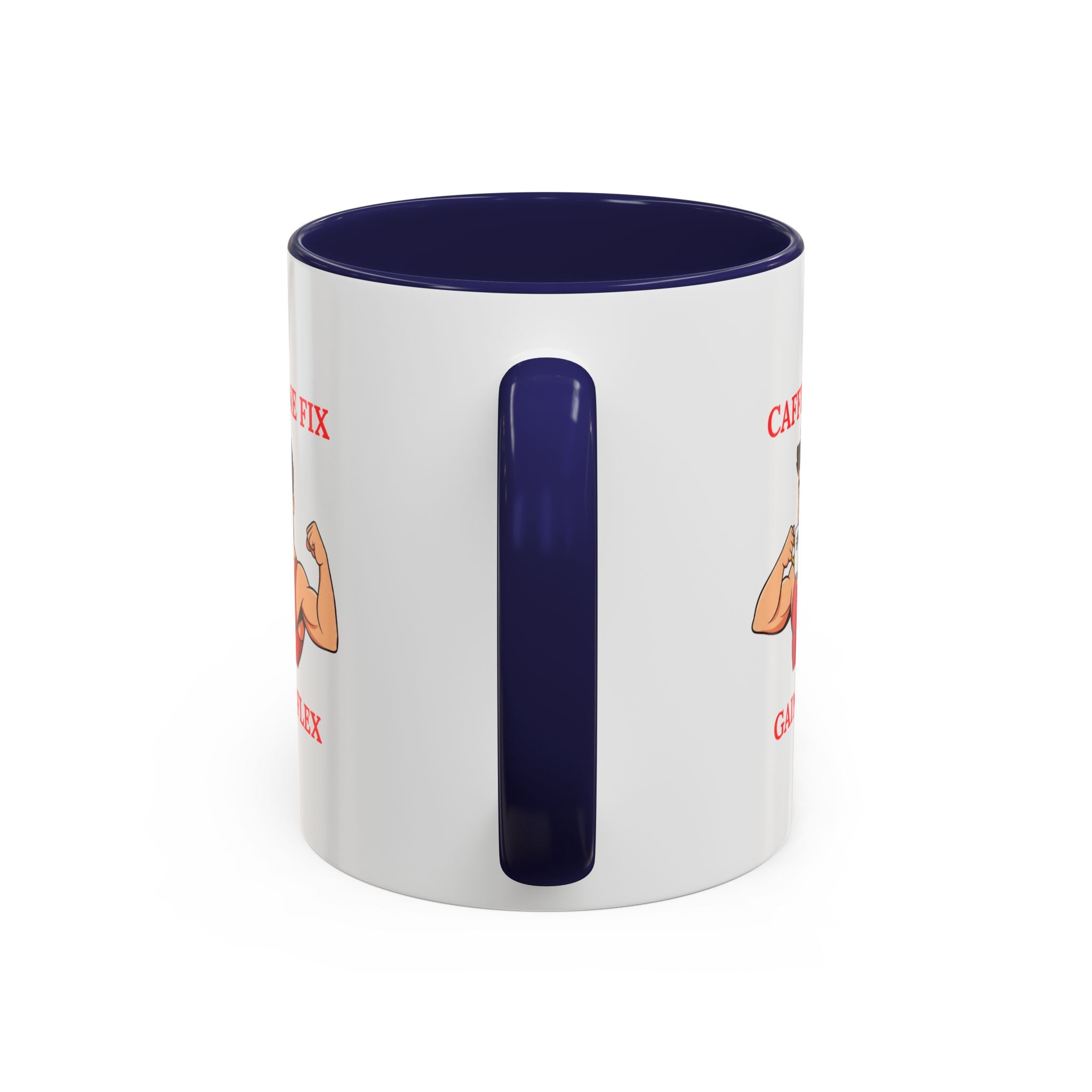 Fitness-Themed Coffee Mug - Caffeine Fix Gains Flex, Gift for Gym Lovers, Motivational Mug, Workout Coffee Cup, Beverage Container, [...]