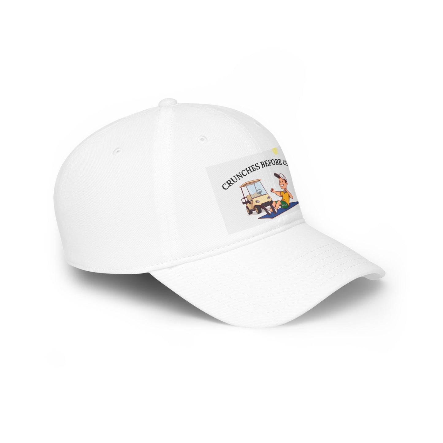 Crunches Before Cart Baseball Cap - Fun Summer Hat, Ideal for Golfers, Casual Outings, Gifts for Fitness Enthusiasts, Beach [...]