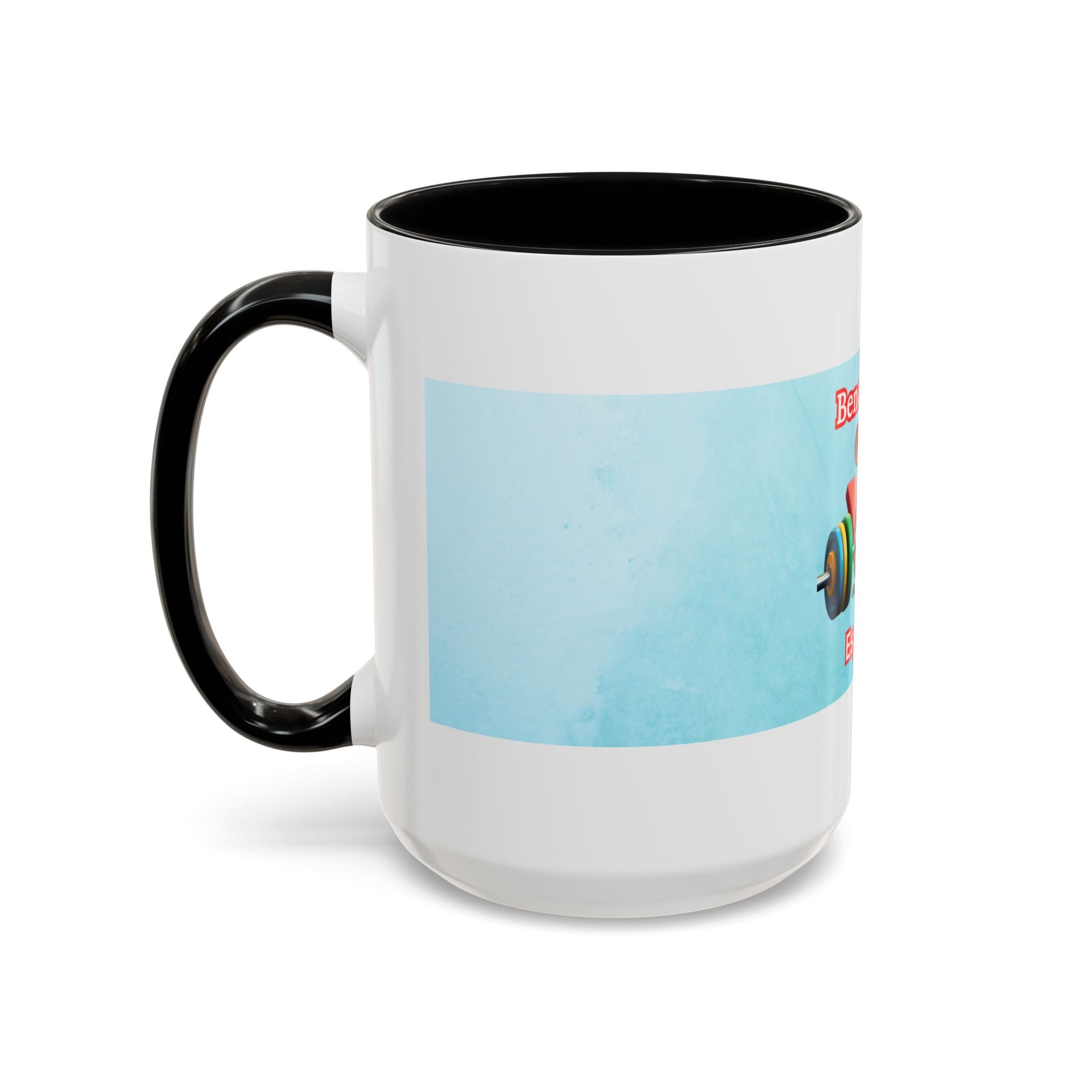 Funny Bench Press Coffee Mug for Gym Lovers, Workout Mug, Fitness Gift, Motivational Cup, Unique Espresso Cup
