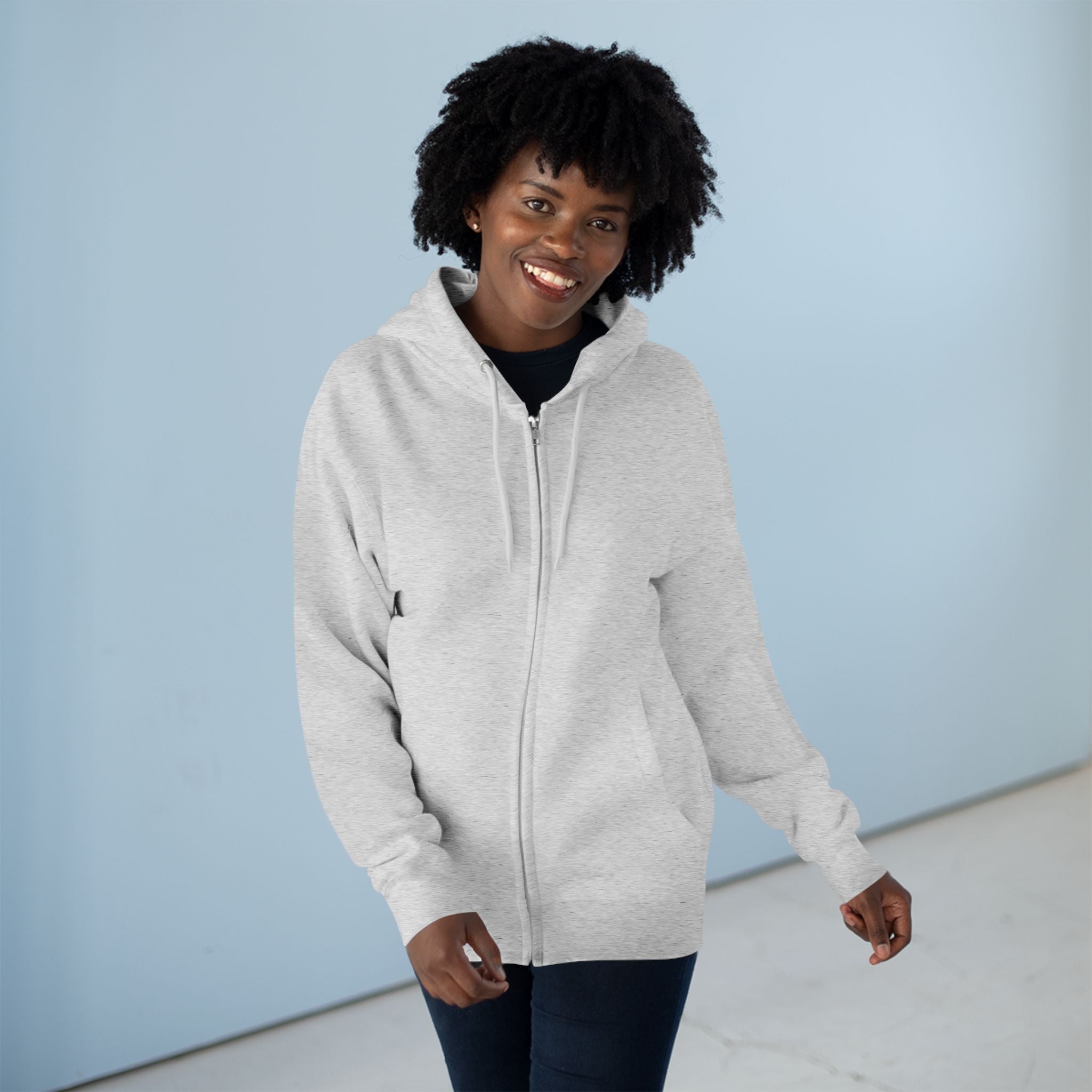 Try It Unisex Zip Hoodie | Basketball Gift, Sports Apparel, Sportswear, Casual Style, Hoodie for Him