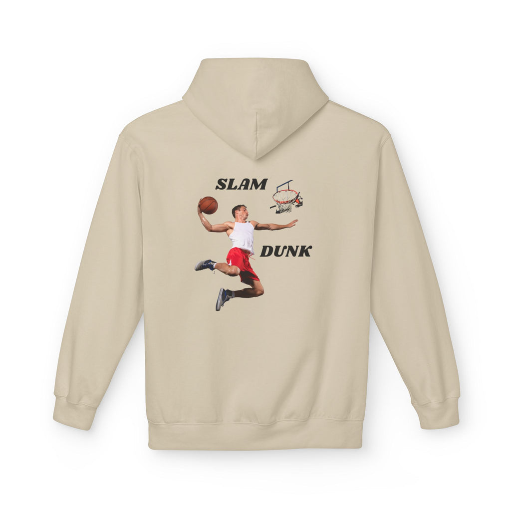 Slam Dunk Hoodie for Basketball Lovers, Unisex Athletic Wear, Casual Gift for Sports Fans, Cozy Fleece Pullover, Perfect for Game Days