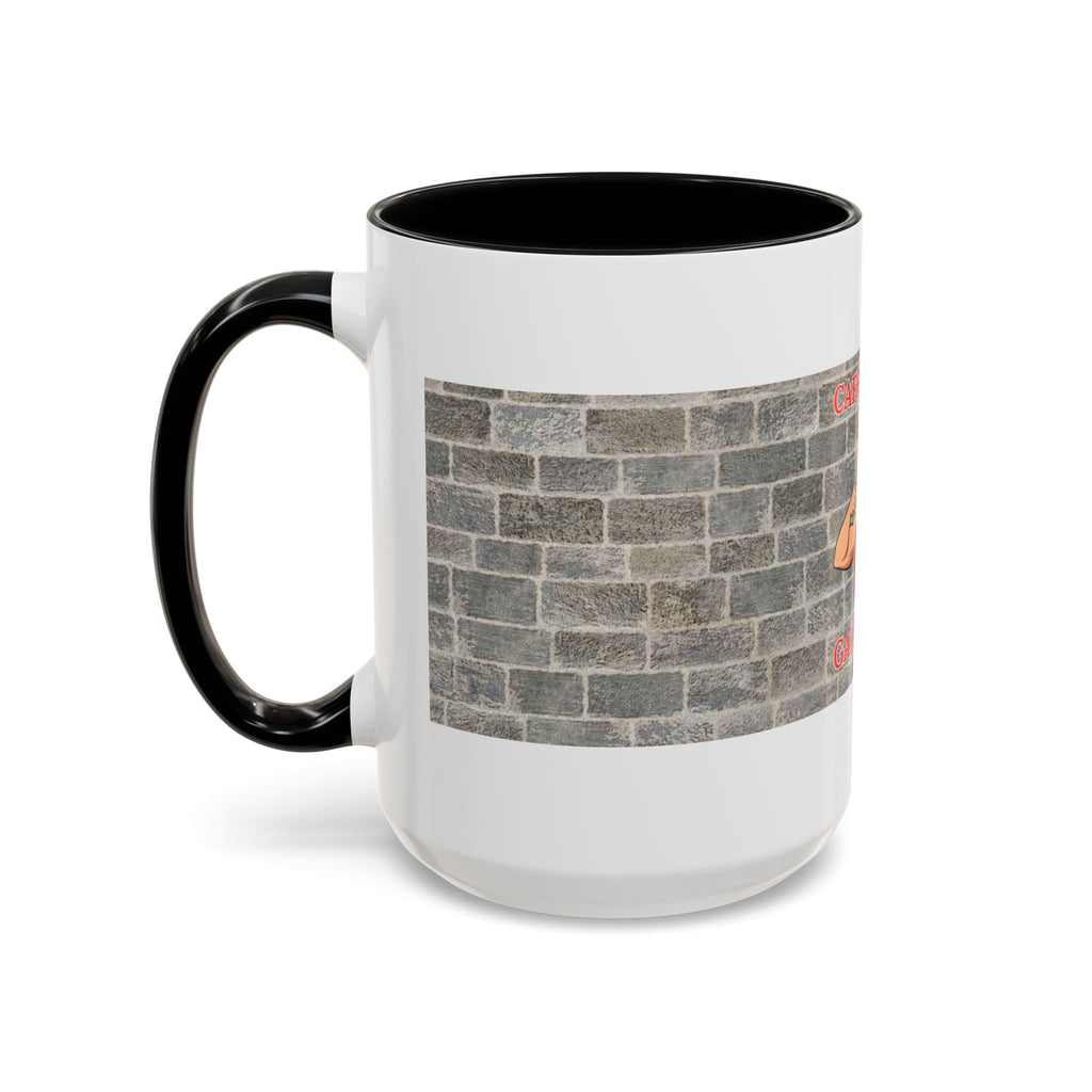 Caffeine Fix Gains Flex Coffee Mug - Fitness Mug, Gym Gift, Motivational Drinkware, Bodybuilding Accessory, Workout Coffee Cup