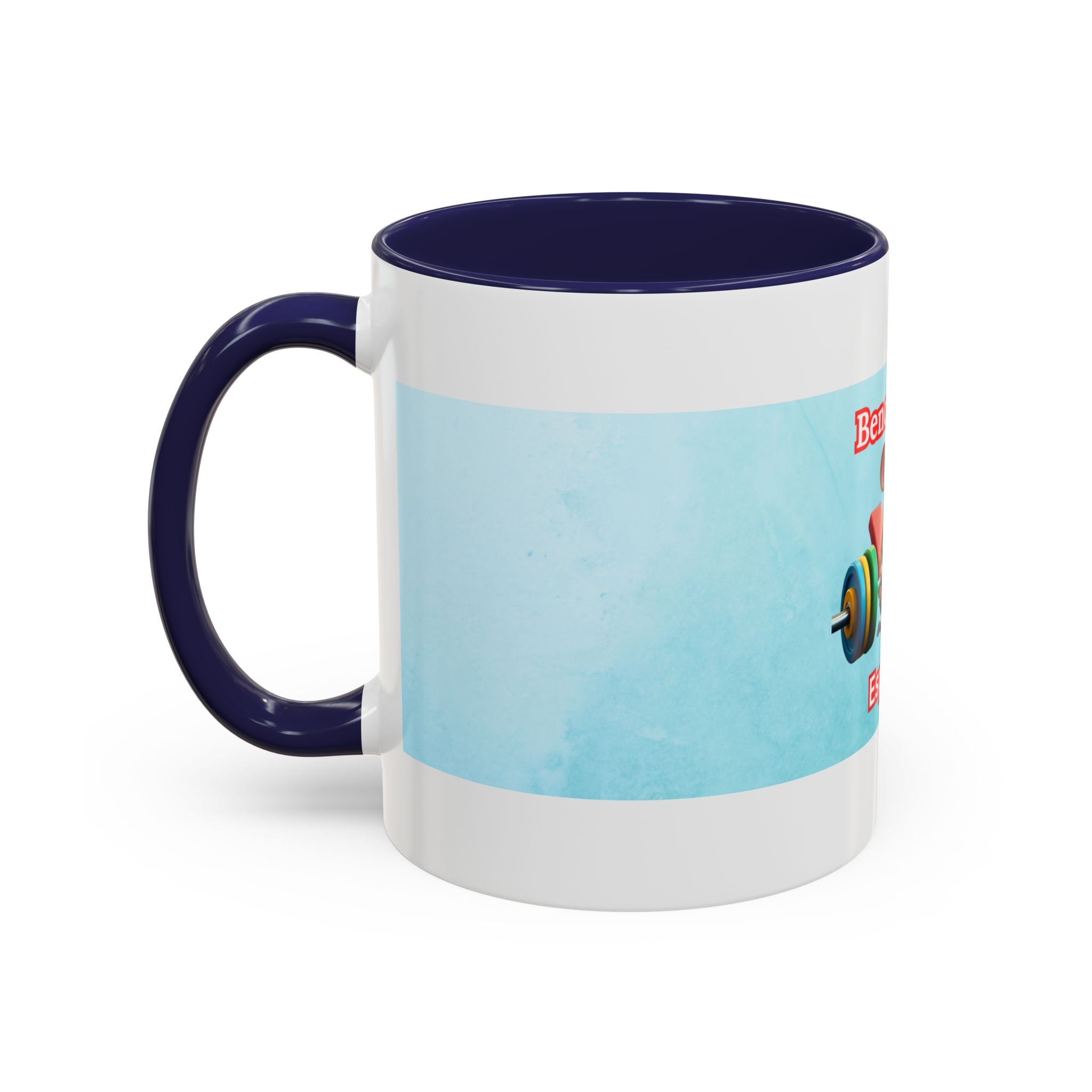 Funny Bench Press Coffee Mug for Gym Lovers, Workout Mug, Fitness Gift, Motivational Cup, Unique Espresso Cup