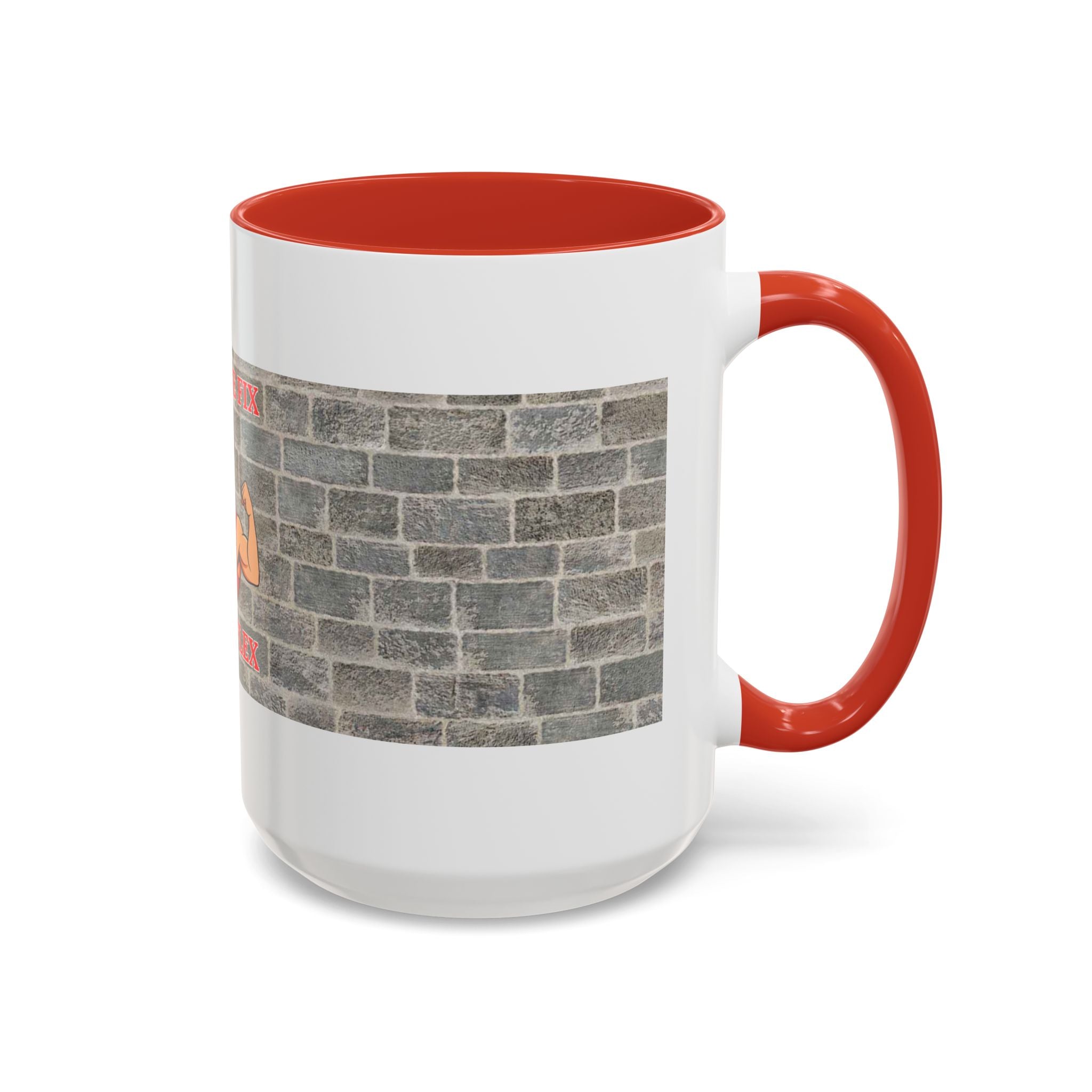 Caffeine Fix Gains Flex Coffee Mug - Fitness Mug, Gym Gift, Motivational Drinkware, Bodybuilding Accessory, Workout Coffee Cup