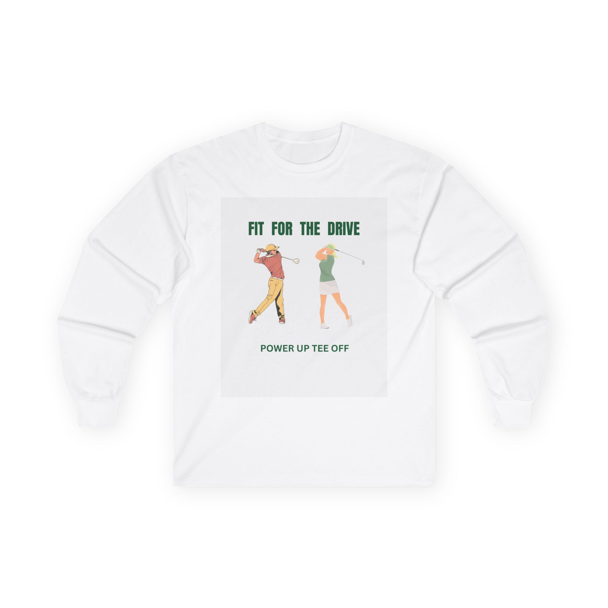 Golf Long Sleeve Tee for Enthusiasts, Perfect for Casual Wear, Gifts for Golf Lovers, Tournament Attire, Father's Day Gift
