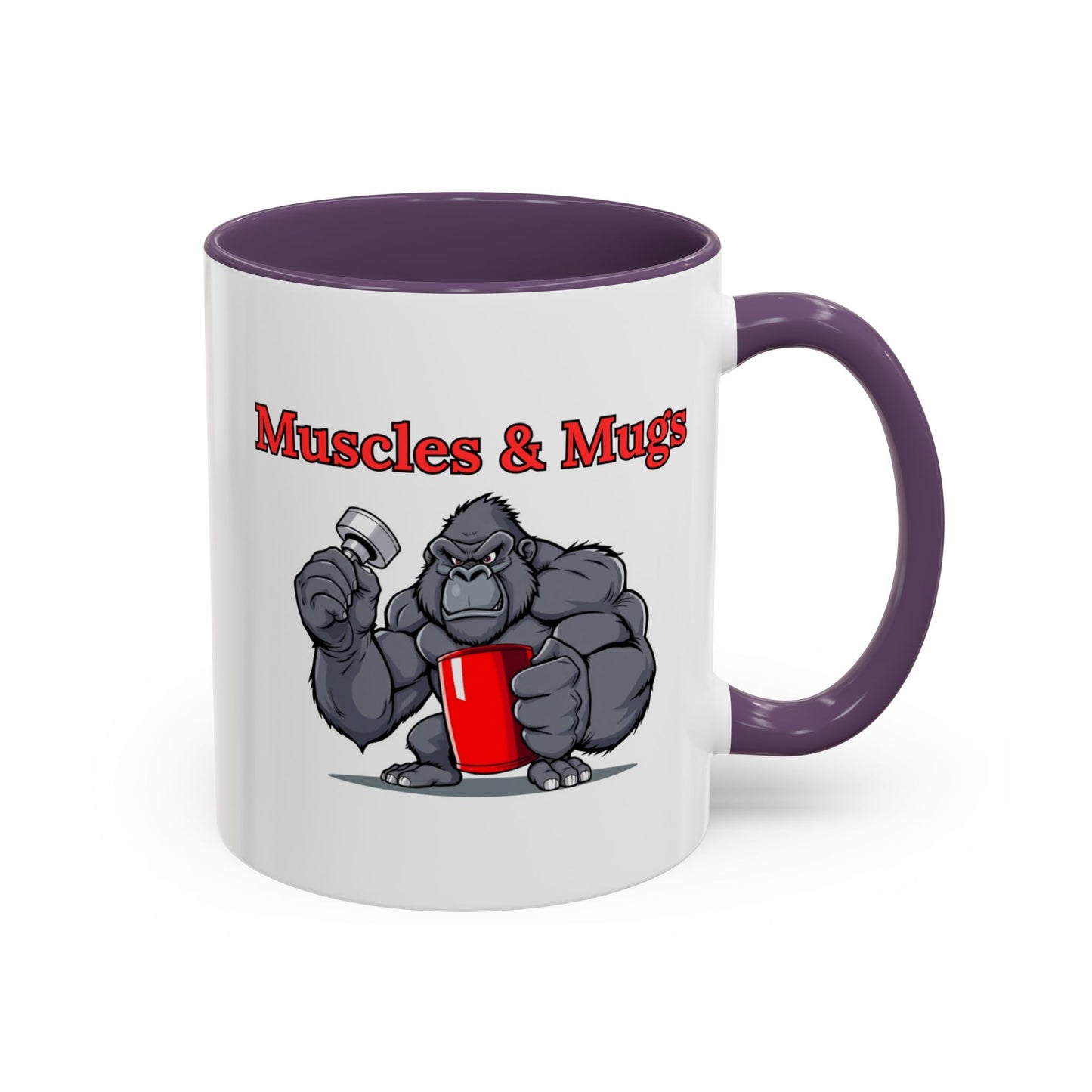 Gorilla-Themed Coffee Mug, Perfect Gift for Fitness Lovers, Gym Enthusiasts, Motivational Drinks, Fun Kitchen Decor, Unique Gift Idea