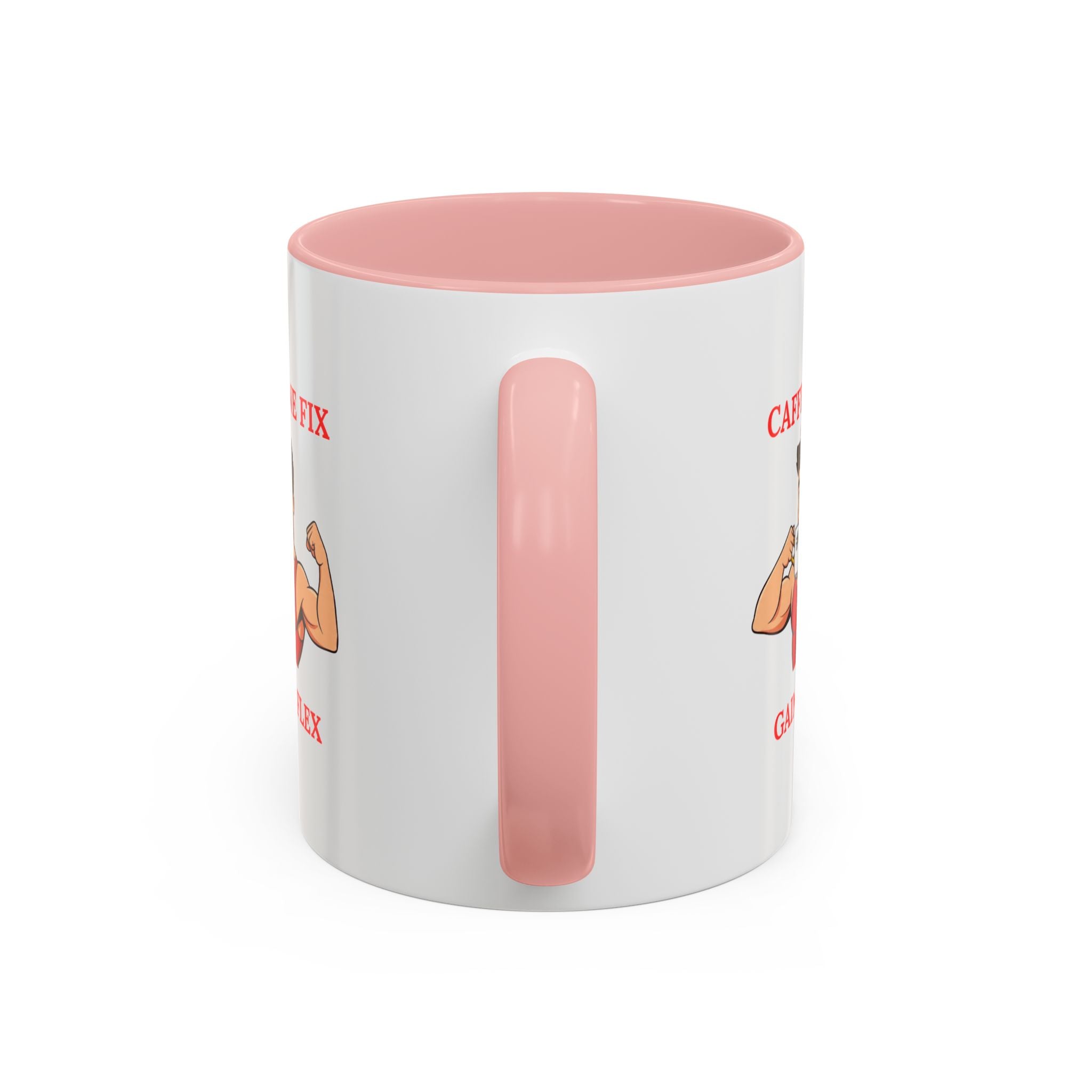 Fitness-Themed Coffee Mug - Caffeine Fix Gains Flex, Gift for Gym Lovers, Motivational Mug, Workout Coffee Cup, Beverage Container, [...]
