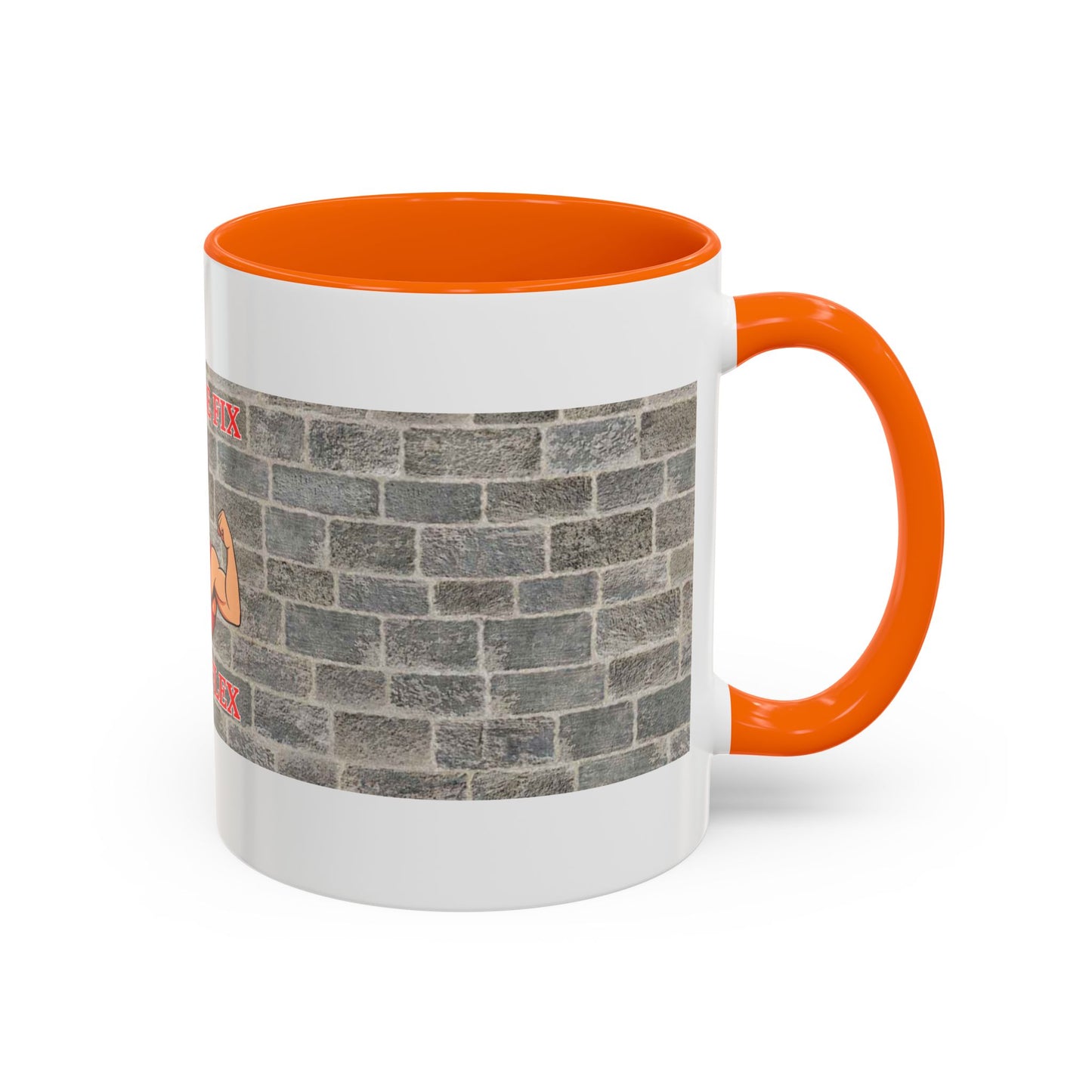 Caffeine Fix Gains Flex Coffee Mug - Fitness Mug, Gym Gift, Motivational Drinkware, Bodybuilding Accessory, Workout Coffee Cup