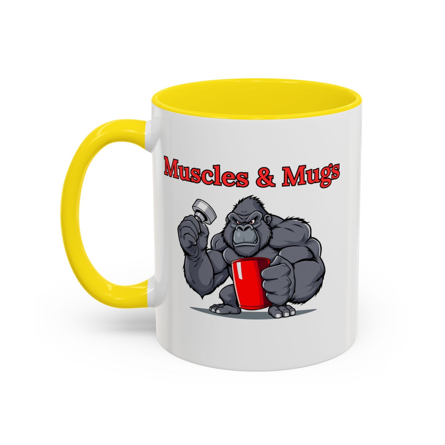 Gorilla-Themed Coffee Mug, Perfect Gift for Fitness Lovers, Gym Enthusiasts, Motivational Drinks, Fun Kitchen Decor, Unique Gift Idea