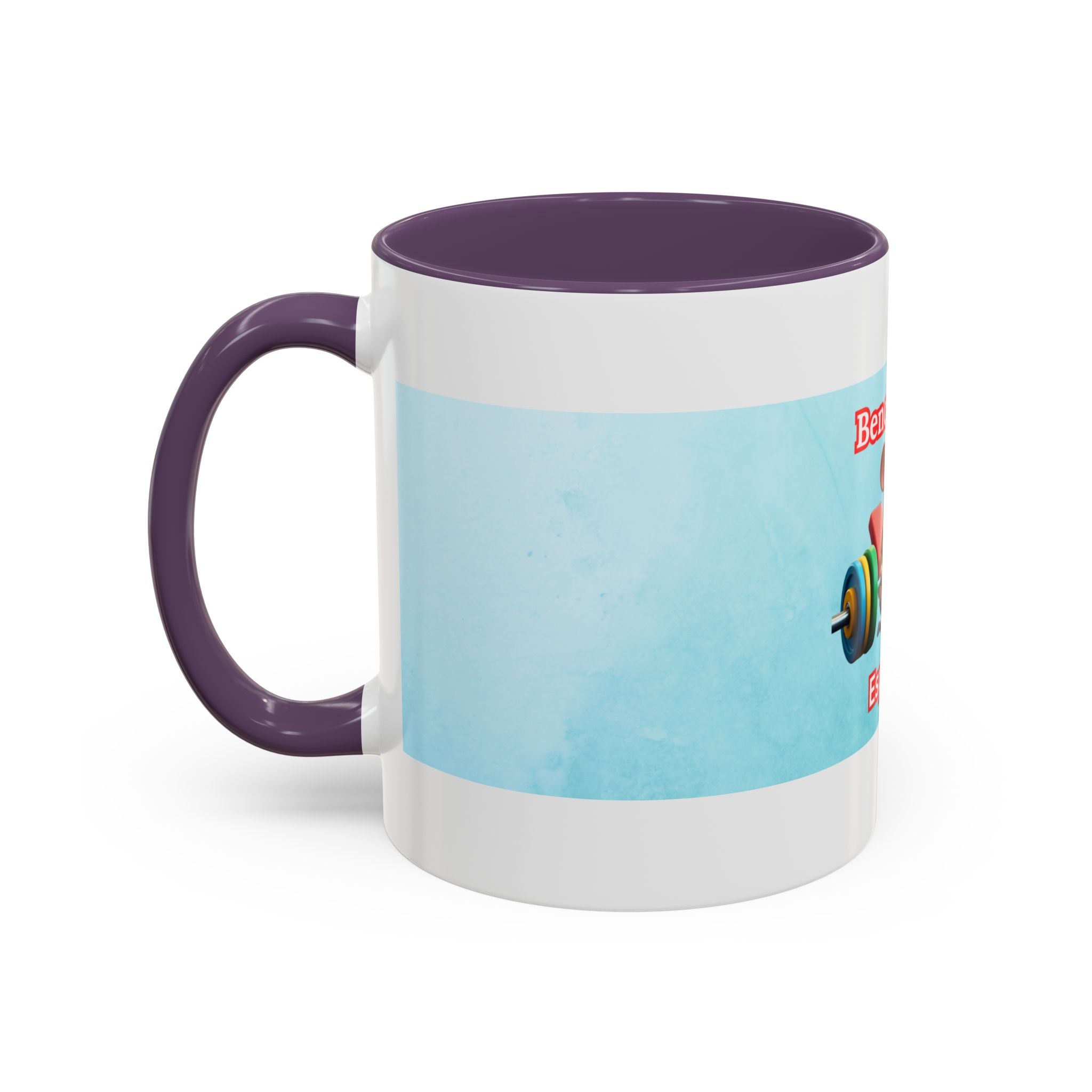 Funny Bench Press Coffee Mug for Gym Lovers, Workout Mug, Fitness Gift, Motivational Cup, Unique Espresso Cup