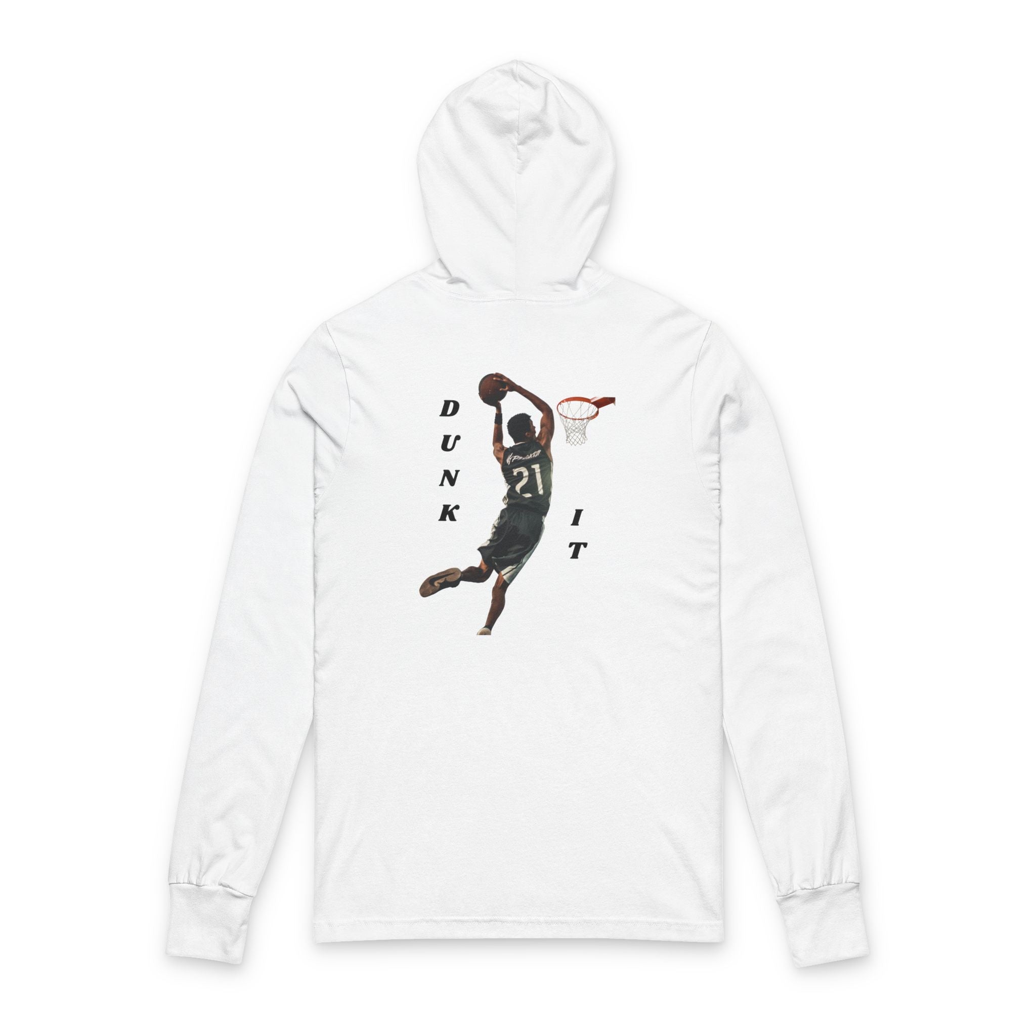 Dunk It Hoodie, Unisex Long Sleeve Tee, Basketball Gift, Sports Apparel, Casual Wear, Athleisure Top, Game Day Outfit