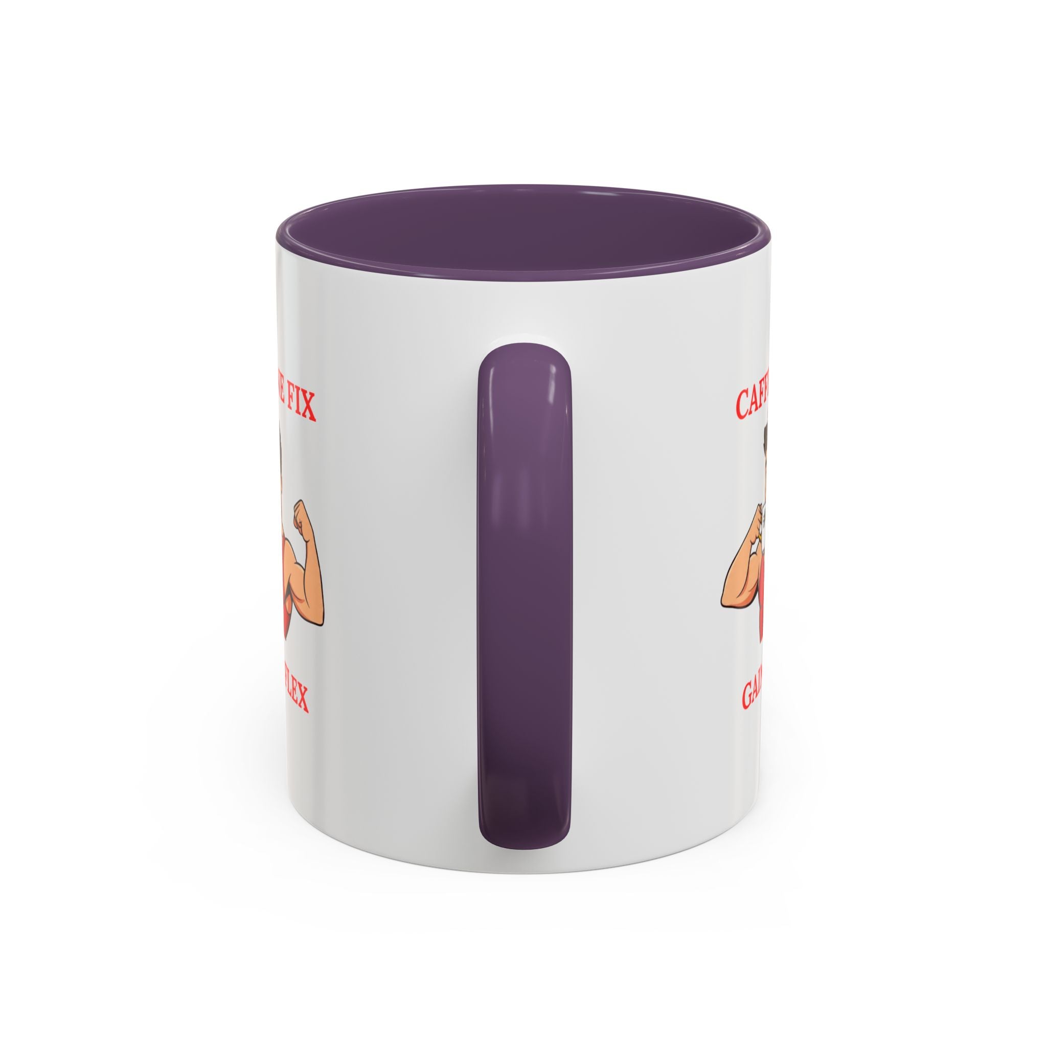 Fitness-Themed Coffee Mug - Caffeine Fix Gains Flex, Gift for Gym Lovers, Motivational Mug, Workout Coffee Cup, Beverage Container, [...]