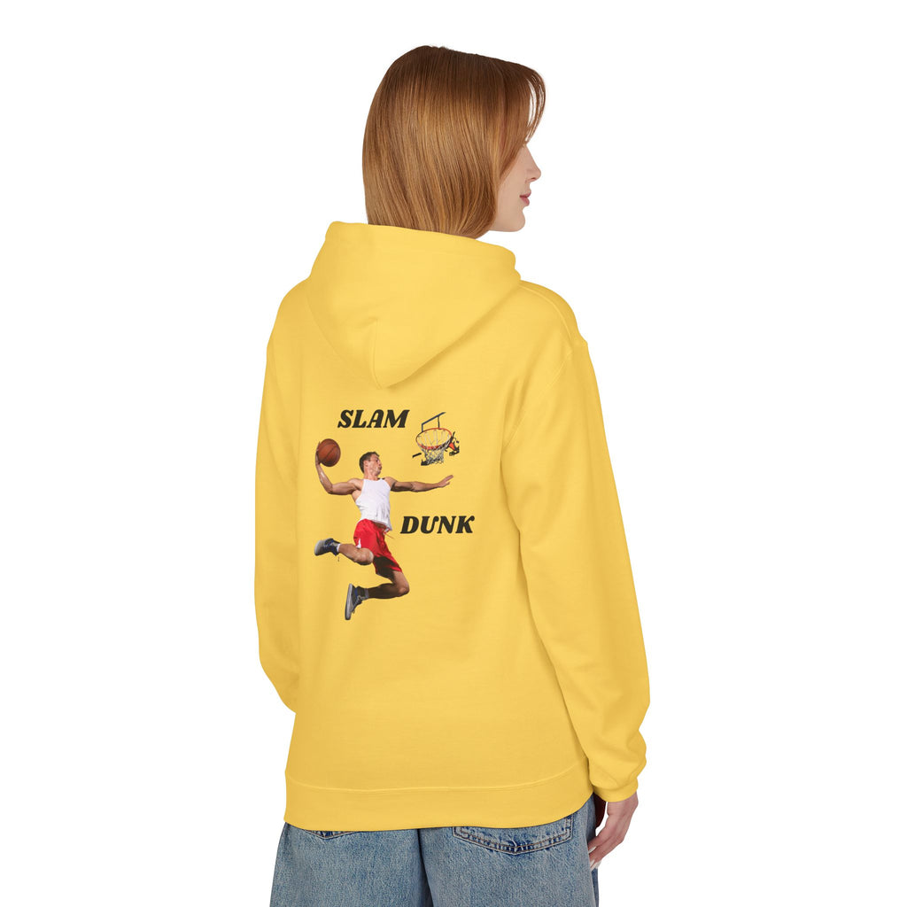 Slam Dunk Hoodie for Basketball Lovers, Unisex Athletic Wear, Casual Gift for Sports Fans, Cozy Fleece Pullover, Perfect for Game Days