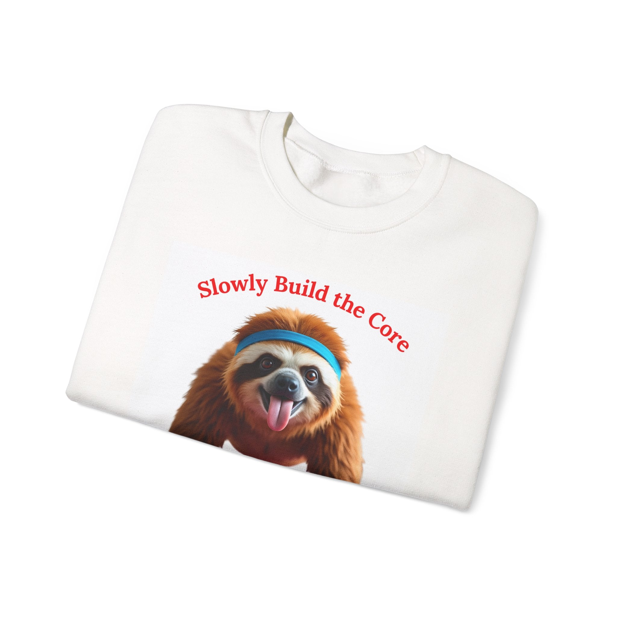 Playful Sloth Sweatshirt, Funny Animal Crewneck, Beast Mode Apparel, Casual Gift for Sloth Lovers, Cozy and Comfy Style