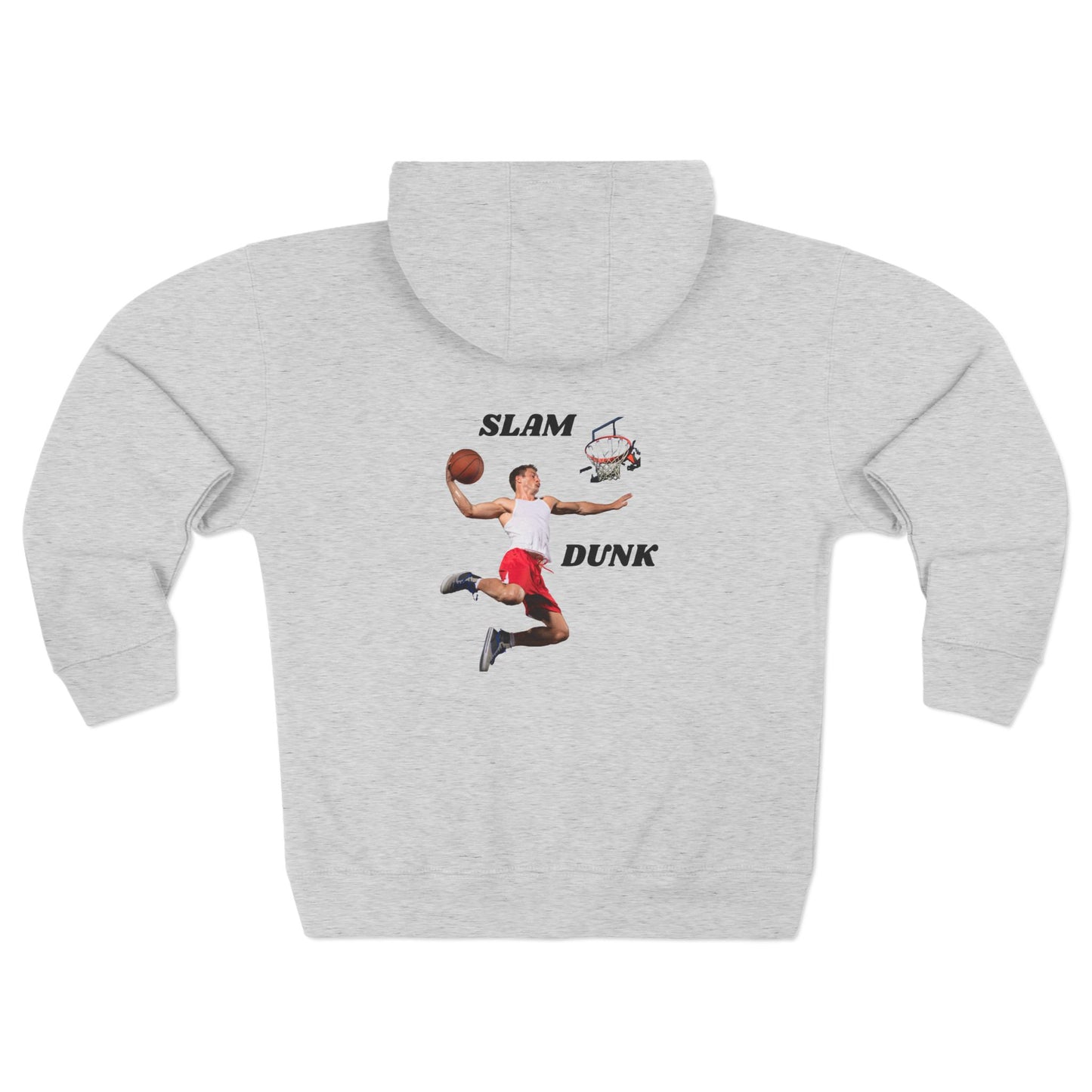 Slam Dunk Unisex Zip Hoodie | Basketball Gift, Sports Apparel, Sportswear, Casual Style, Hoodie for Him