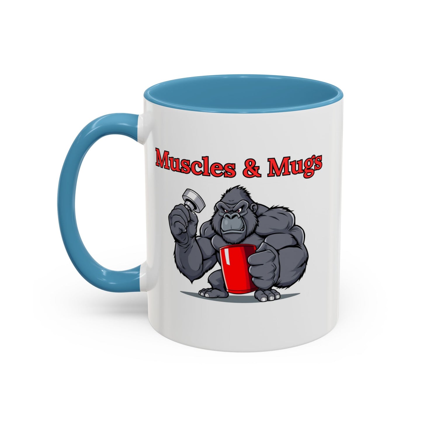 Gorilla-Themed Coffee Mug, Perfect Gift for Fitness Lovers, Gym Enthusiasts, Motivational Drinks, Fun Kitchen Decor, Unique Gift Idea
