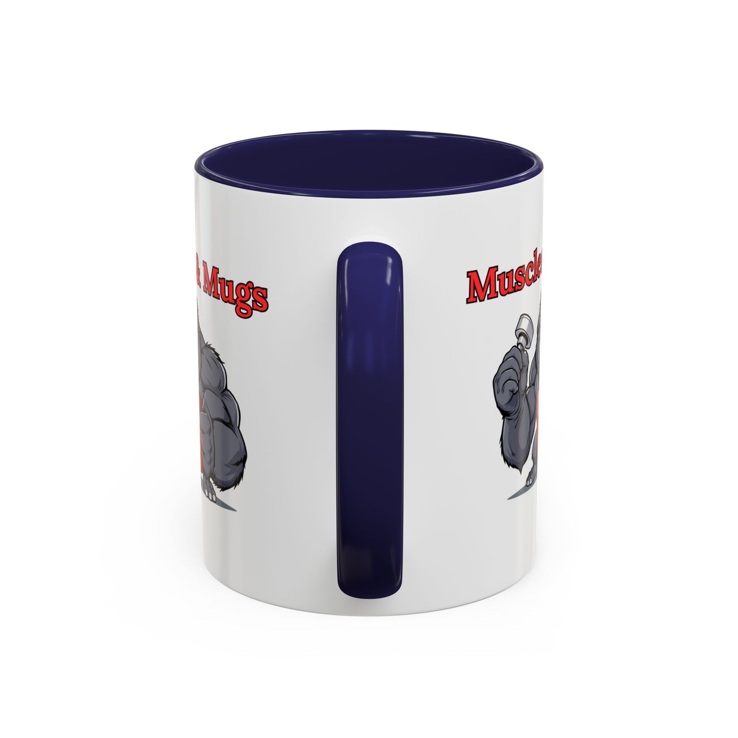 Gorilla-Themed Coffee Mug, Perfect Gift for Fitness Lovers, Gym Enthusiasts, Motivational Drinks, Fun Kitchen Decor, Unique Gift Idea