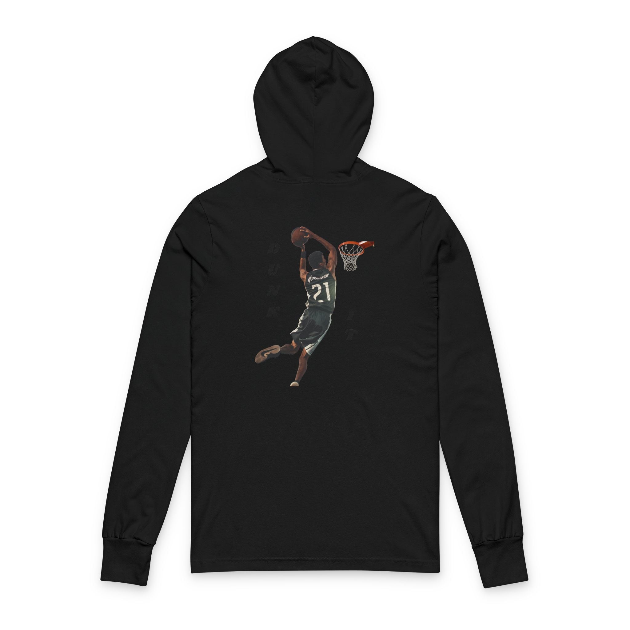 Dunk It Hoodie, Unisex Long Sleeve Tee, Basketball Gift, Sports Apparel, Casual Wear, Athleisure Top, Game Day Outfit