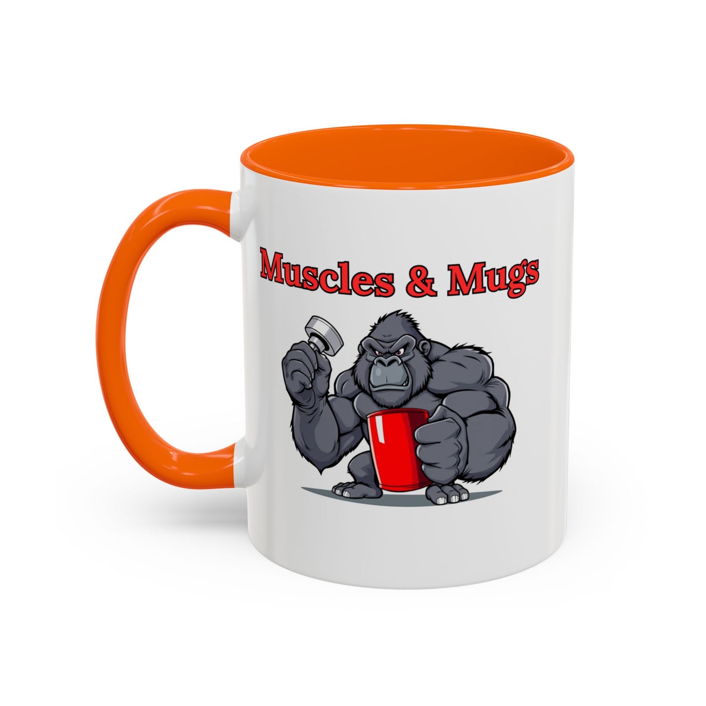 Gorilla-Themed Coffee Mug, Perfect Gift for Fitness Lovers, Gym Enthusiasts, Motivational Drinks, Fun Kitchen Decor, Unique Gift Idea