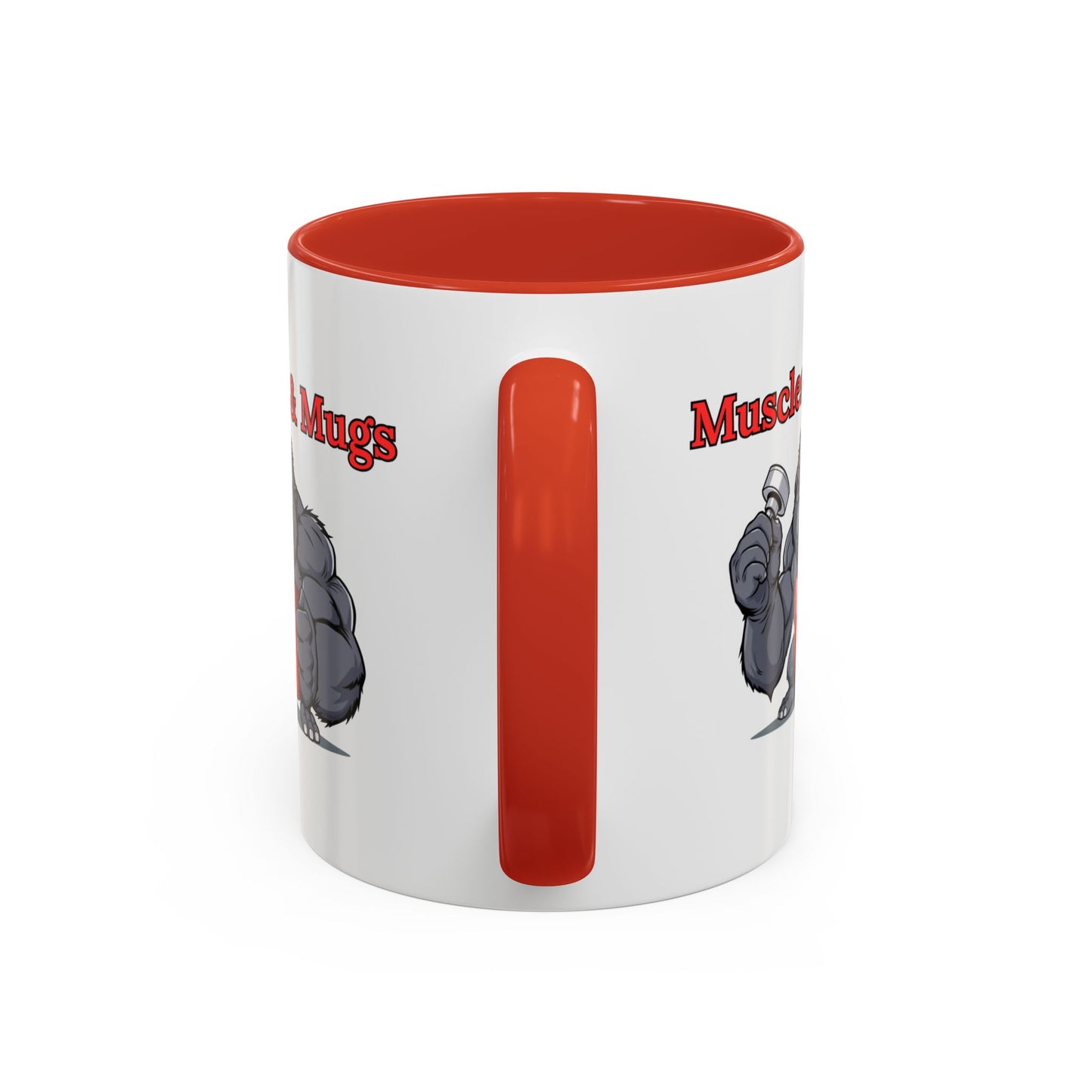 Gorilla-Themed Coffee Mug, Perfect Gift for Fitness Lovers, Gym Enthusiasts, Motivational Drinks, Fun Kitchen Decor, Unique Gift Idea