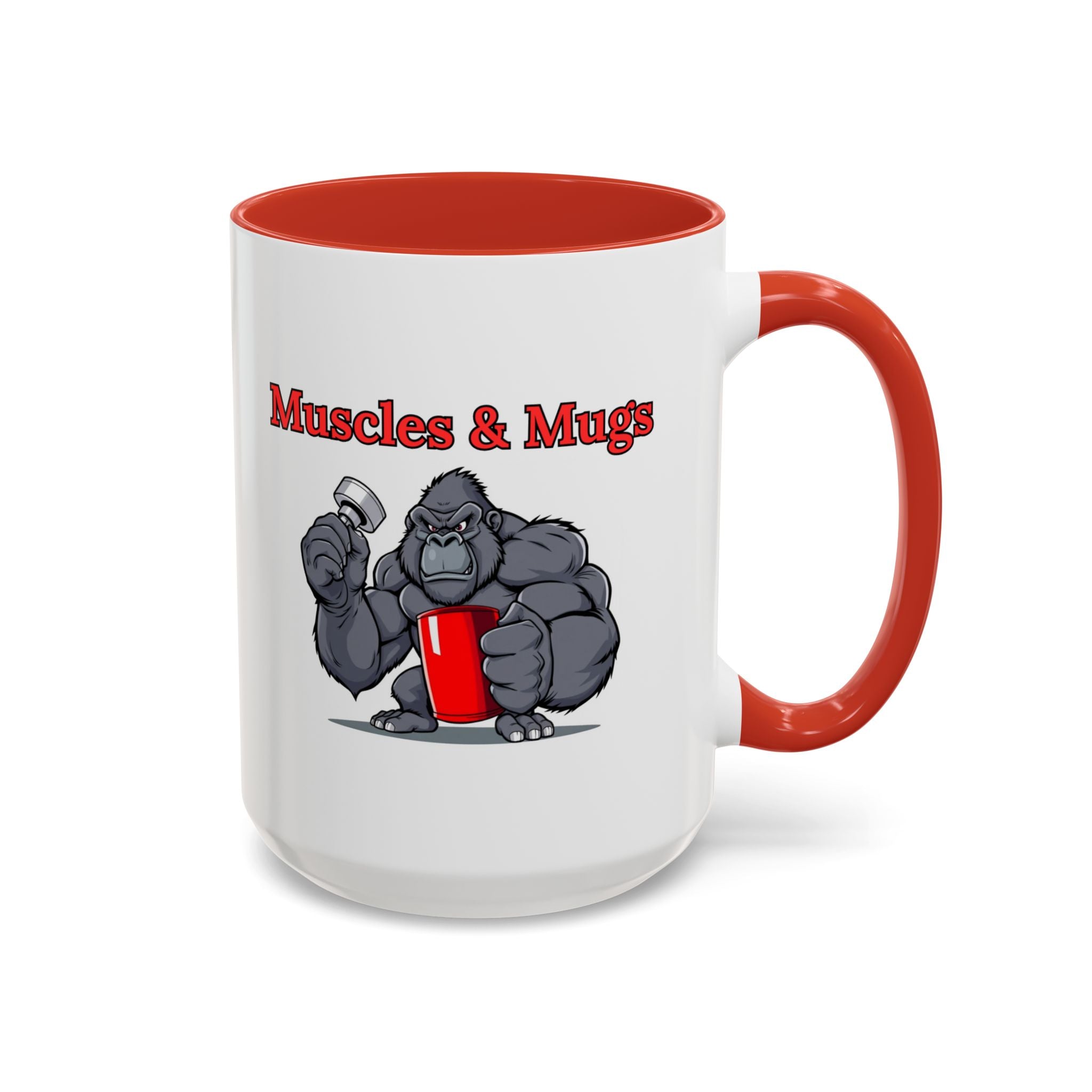 Gorilla-Themed Coffee Mug, Perfect Gift for Fitness Lovers, Gym Enthusiasts, Motivational Drinks, Fun Kitchen Decor, Unique Gift Idea